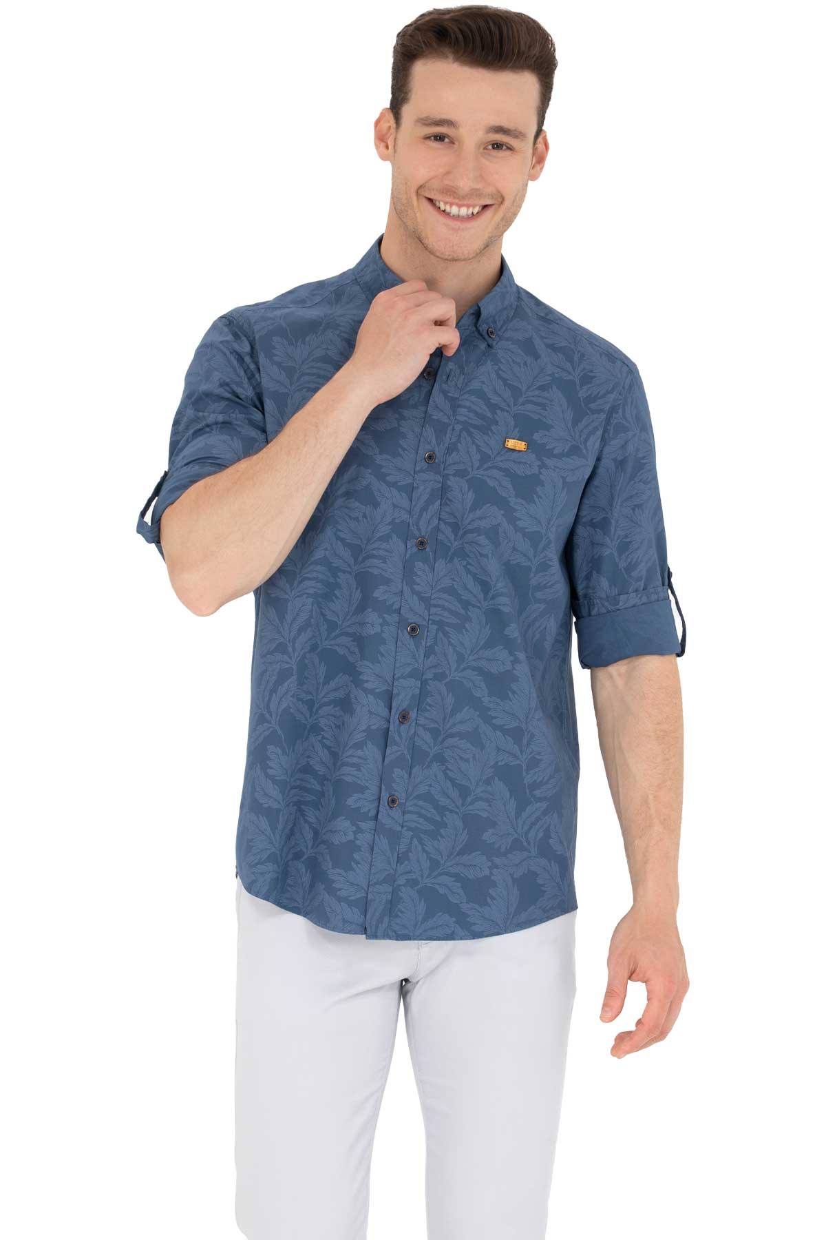 U.S. Polo Assn. Erkek Gömlek 50263598-VR033 Lacivert