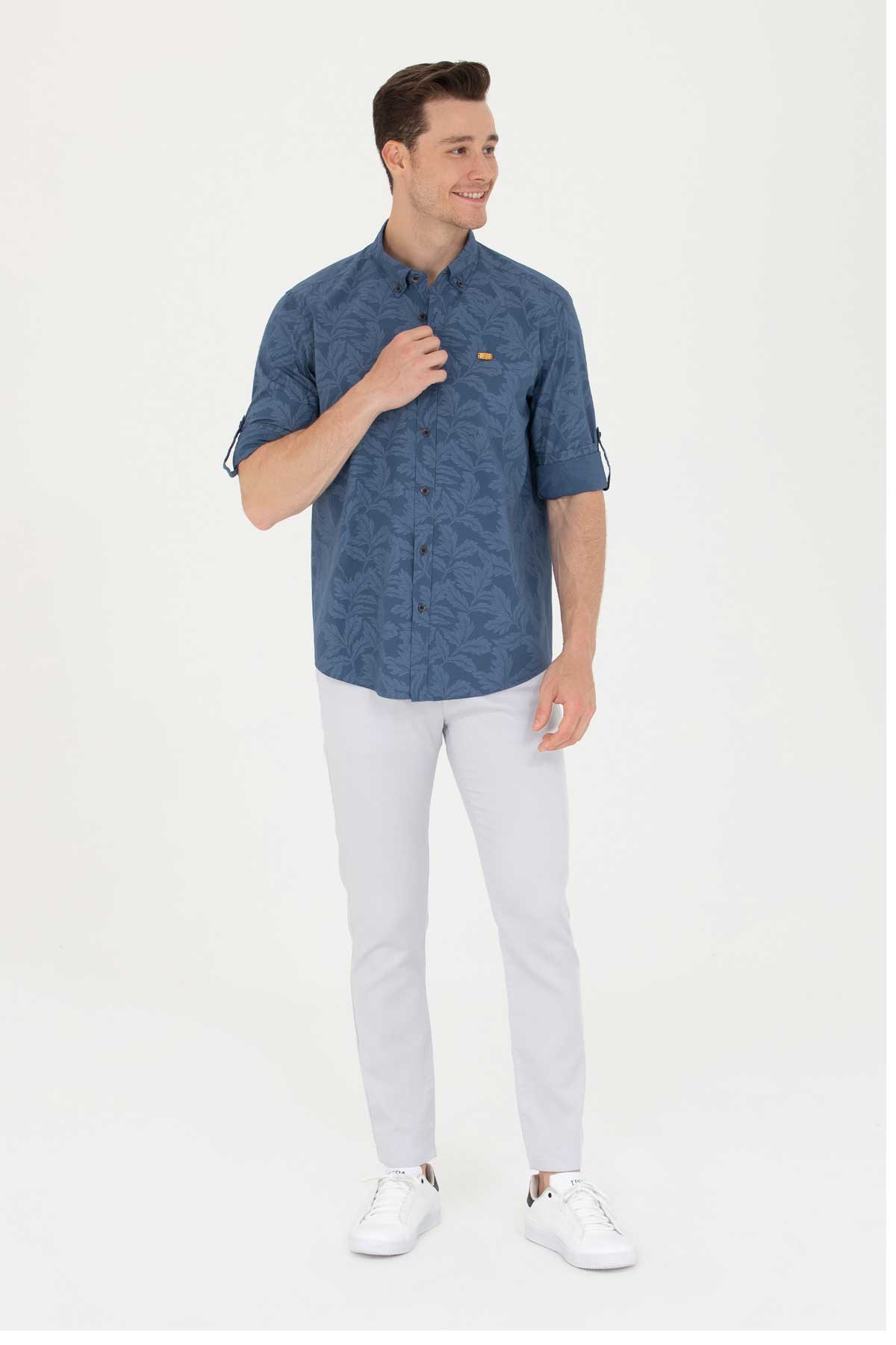 U.S. Polo Assn. Erkek Gömlek 50263598-VR033 Lacivert