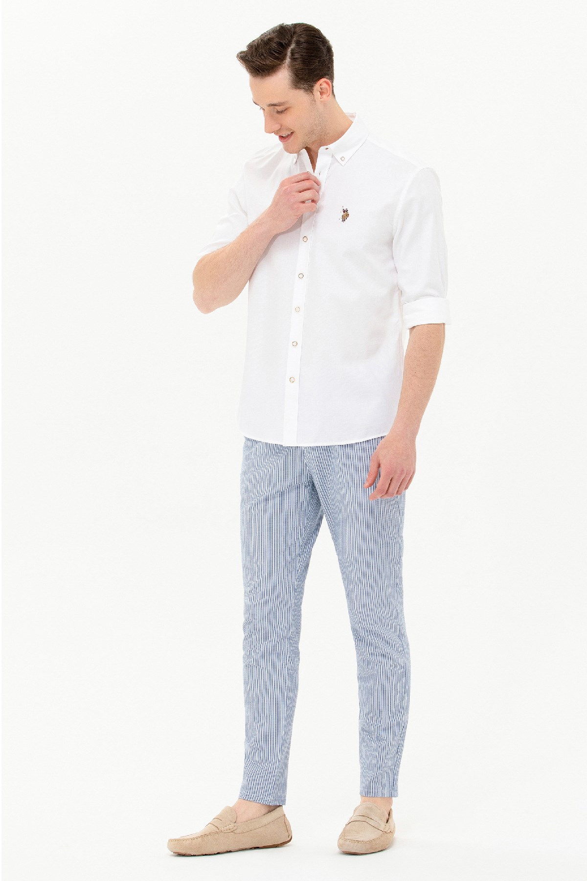 U.S. Polo Assn. Erkek Pantolon 50263803-VR036 Mavi