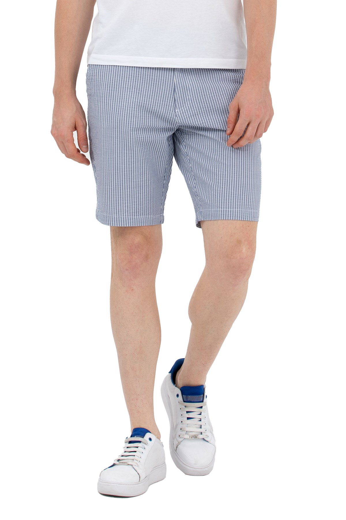 U.S. Polo Assn. Erkek Bermuda Capri 50263829-VR036 Mavi