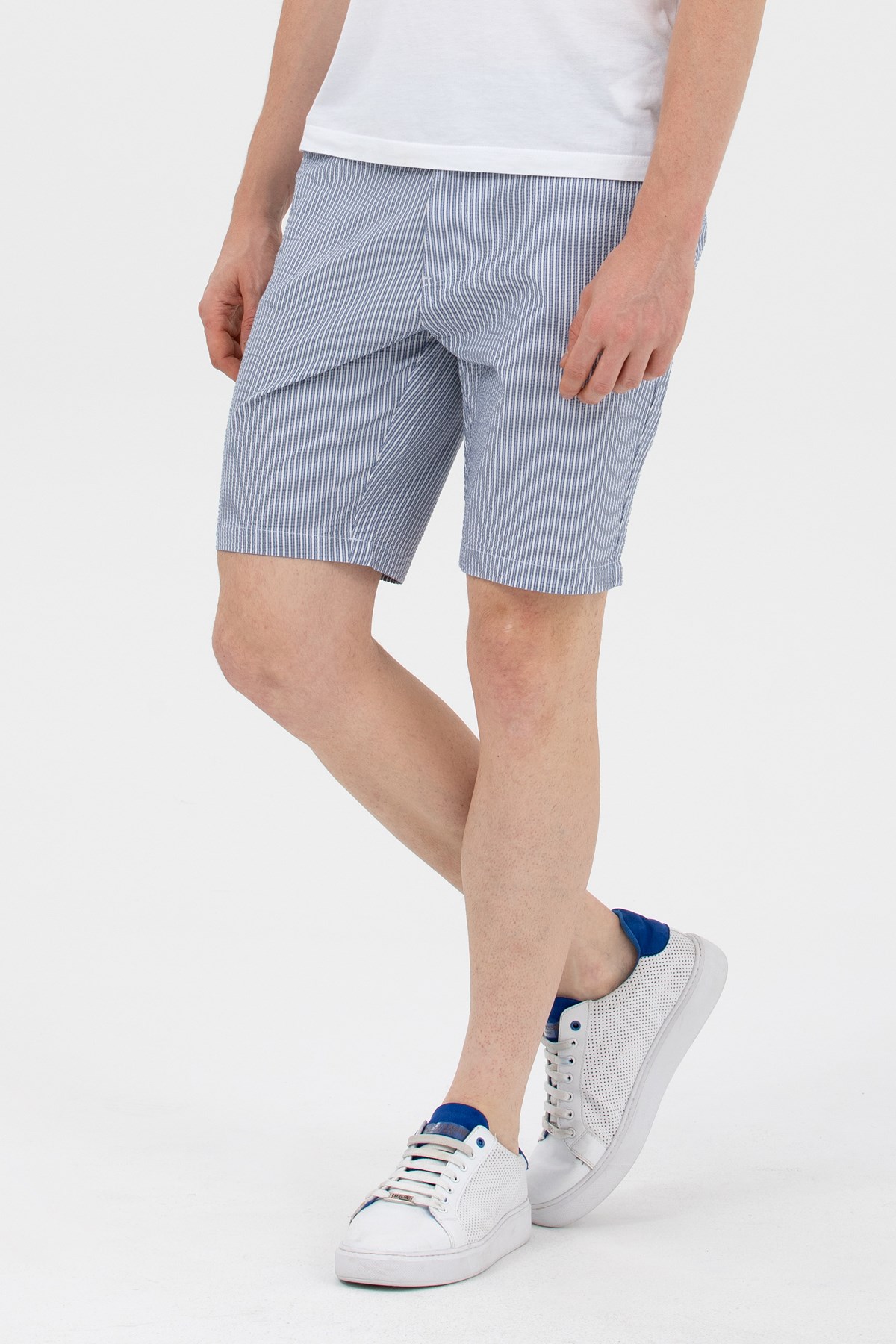 U.S. Polo Assn. Erkek Bermuda Capri 50263829-VR036 Mavi