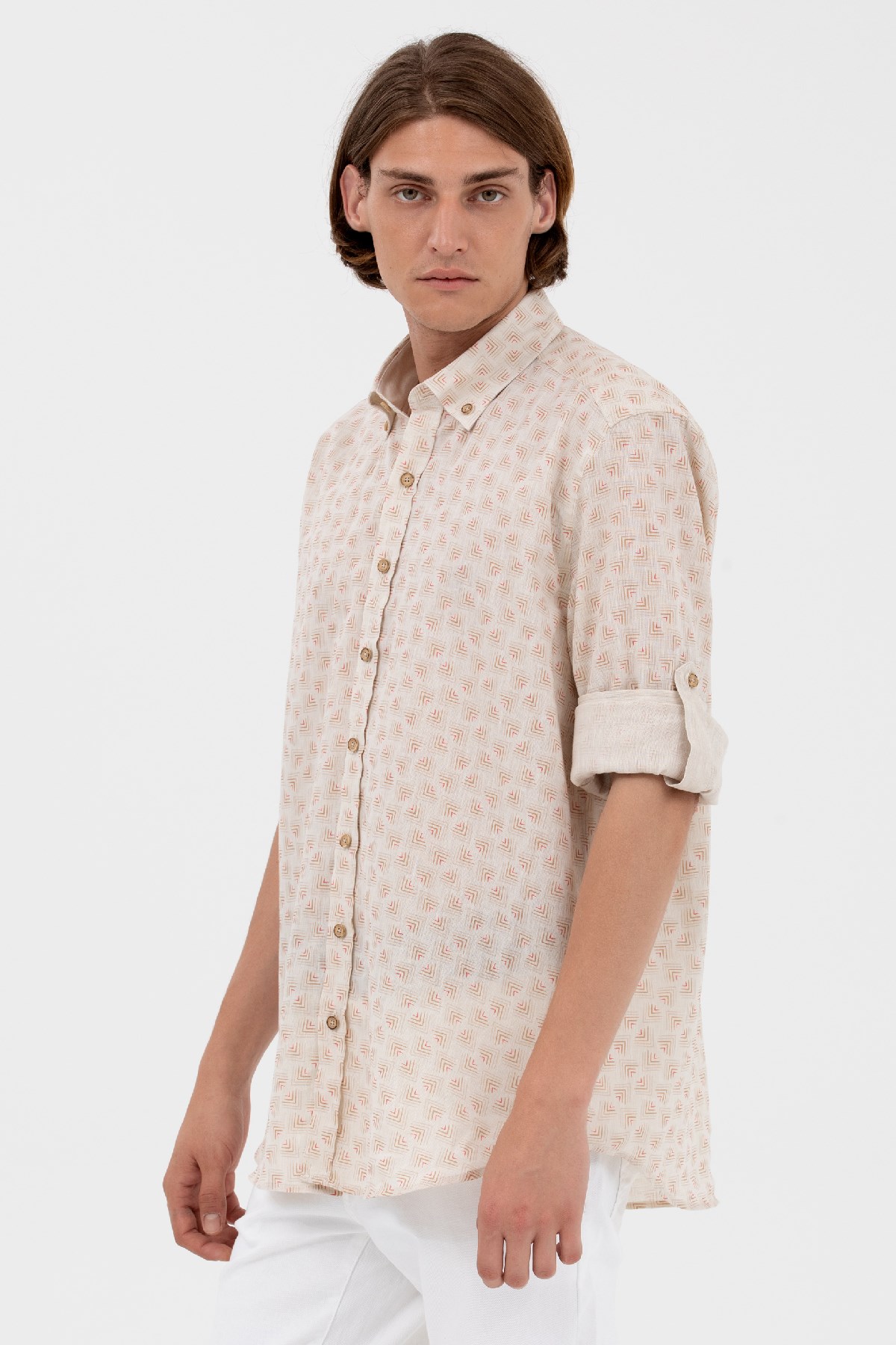 U.S. Polo Assn. Erkek Gömlek 50263880-VR015 Kahverengi