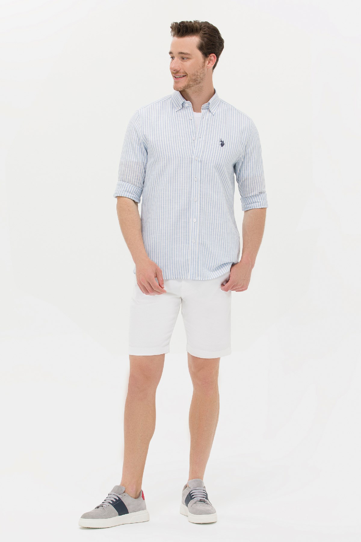 U.S. Polo Assn. Erkek Capri 50263898-VR013 Beyaz