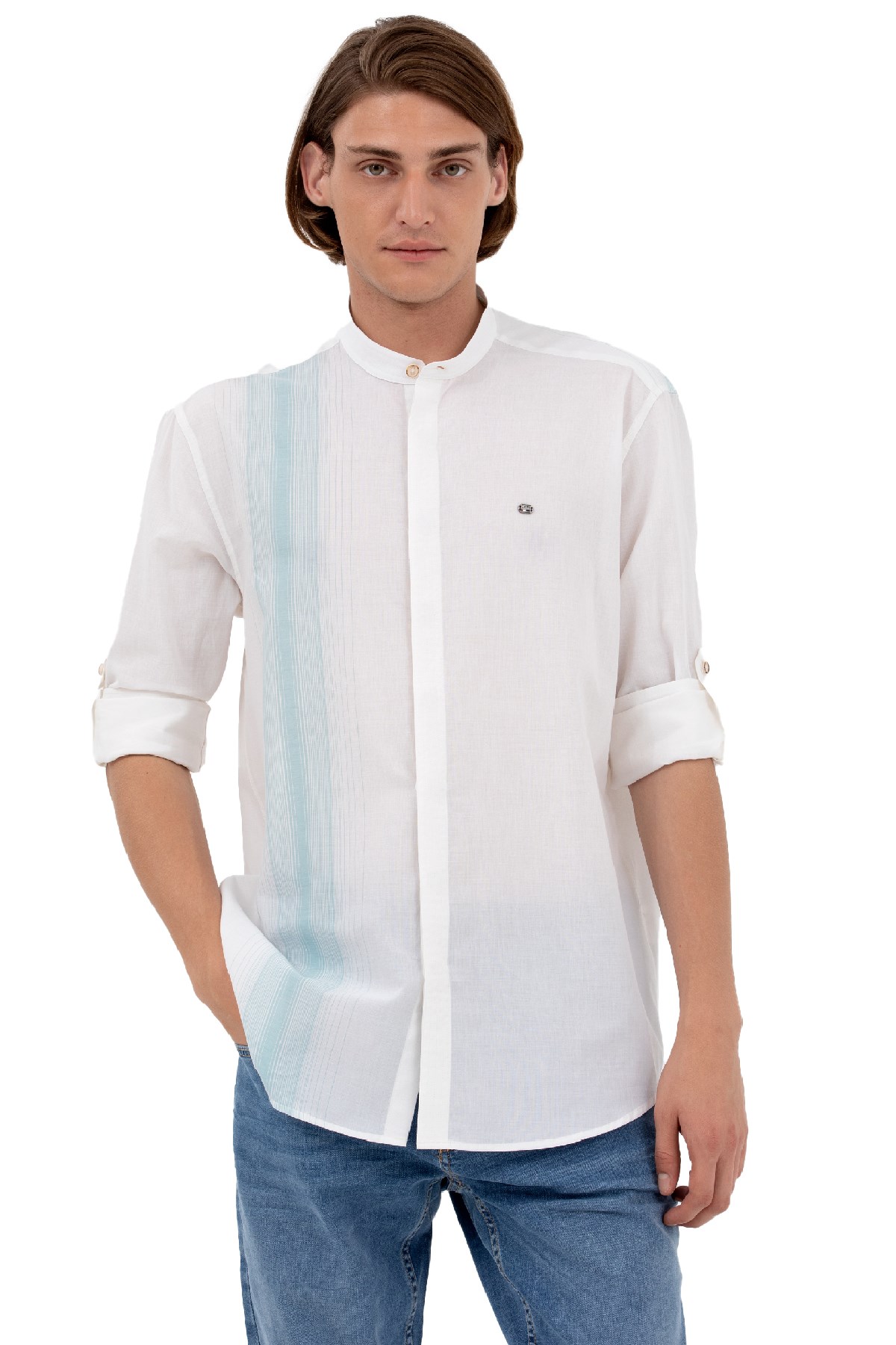 U.S. Polo Assn. Erkek Gömlek 50264069-VR090 Yeşil