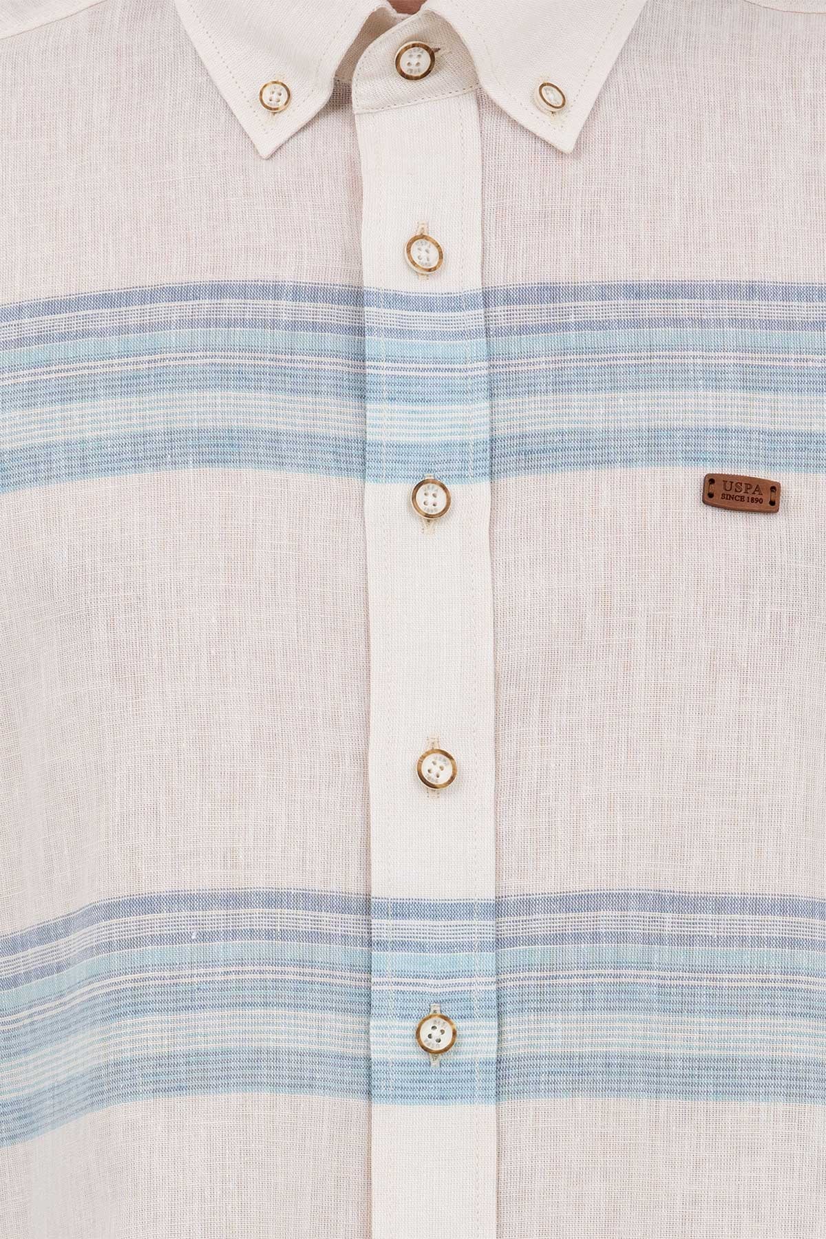 U.S. Polo Assn. Erkek Gömlek 50264097-VR036 Mavi