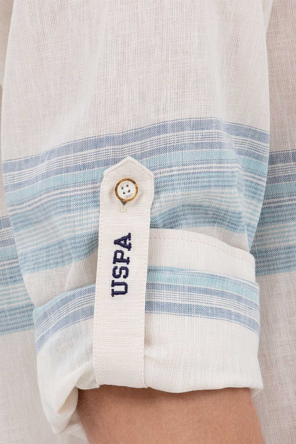 U.S. Polo Assn. Erkek Gömlek 50264097-VR036 Mavi