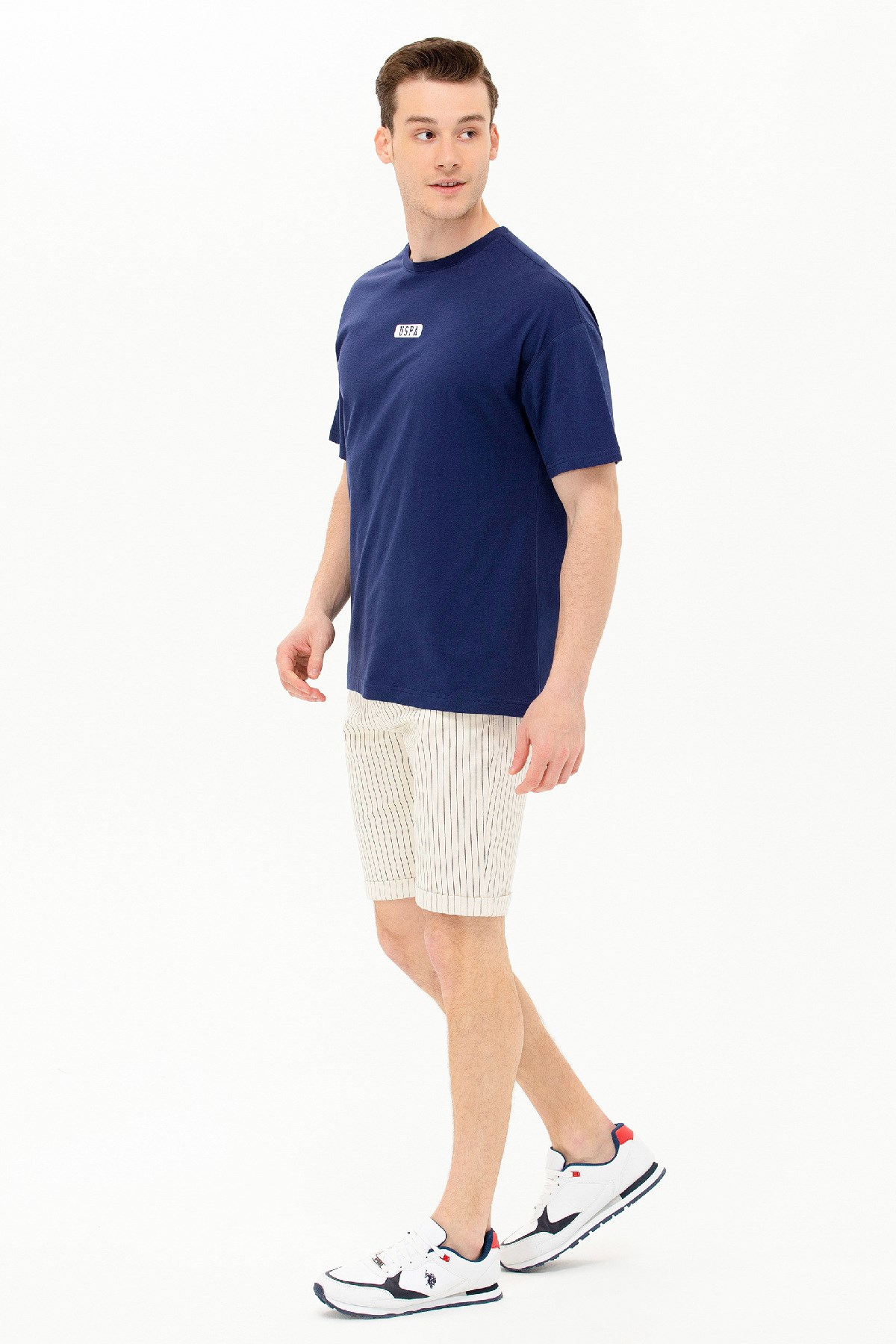 U.S. Polo Assn. Erkek Bermuda Capri 50264299-DN0015 Beyaz