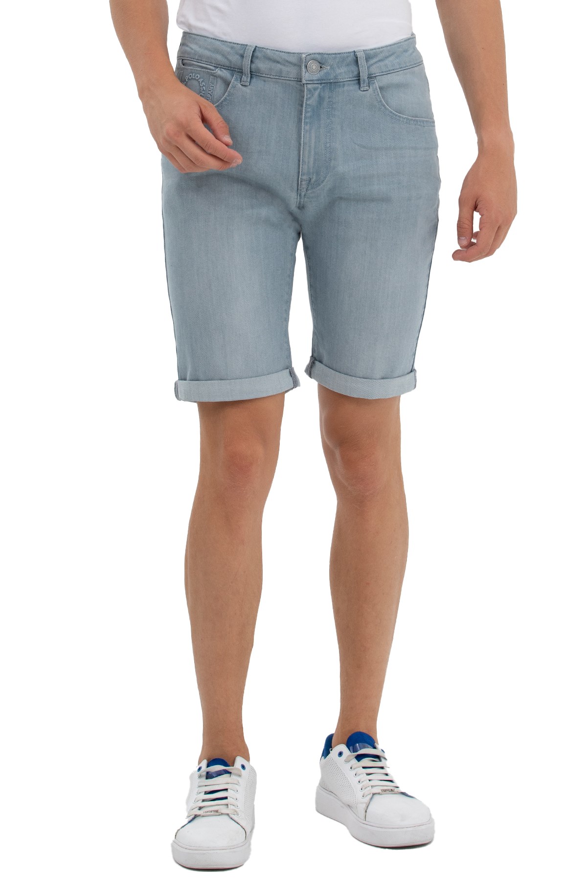 U.S. Polo Assn. Erkek Bermuda Capri 50264303-DN0022 Mavi