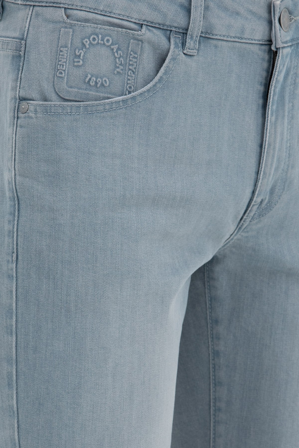 U.S. Polo Assn. Erkek Bermuda Capri 50264303-DN0022 Mavi