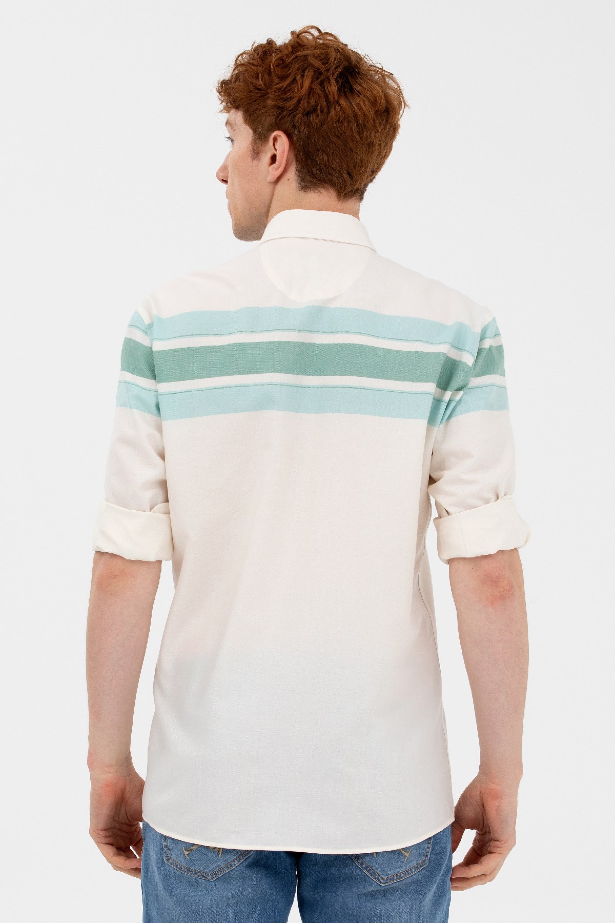 U.S. Polo Assn. Erkek Gömlek 50264397-VR090 Yeşil