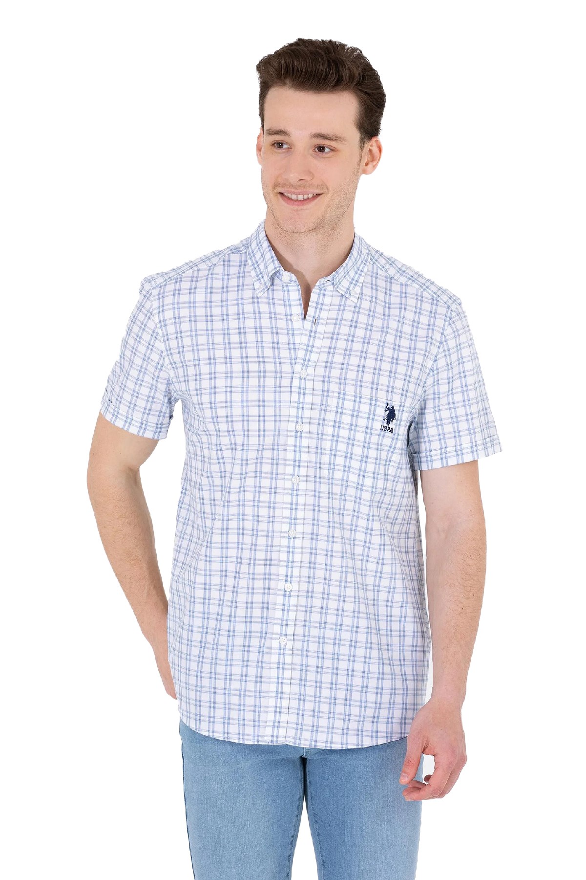 U.S. Polo Assn. Erkek Gömlek 50264431-VR033 Lacivert