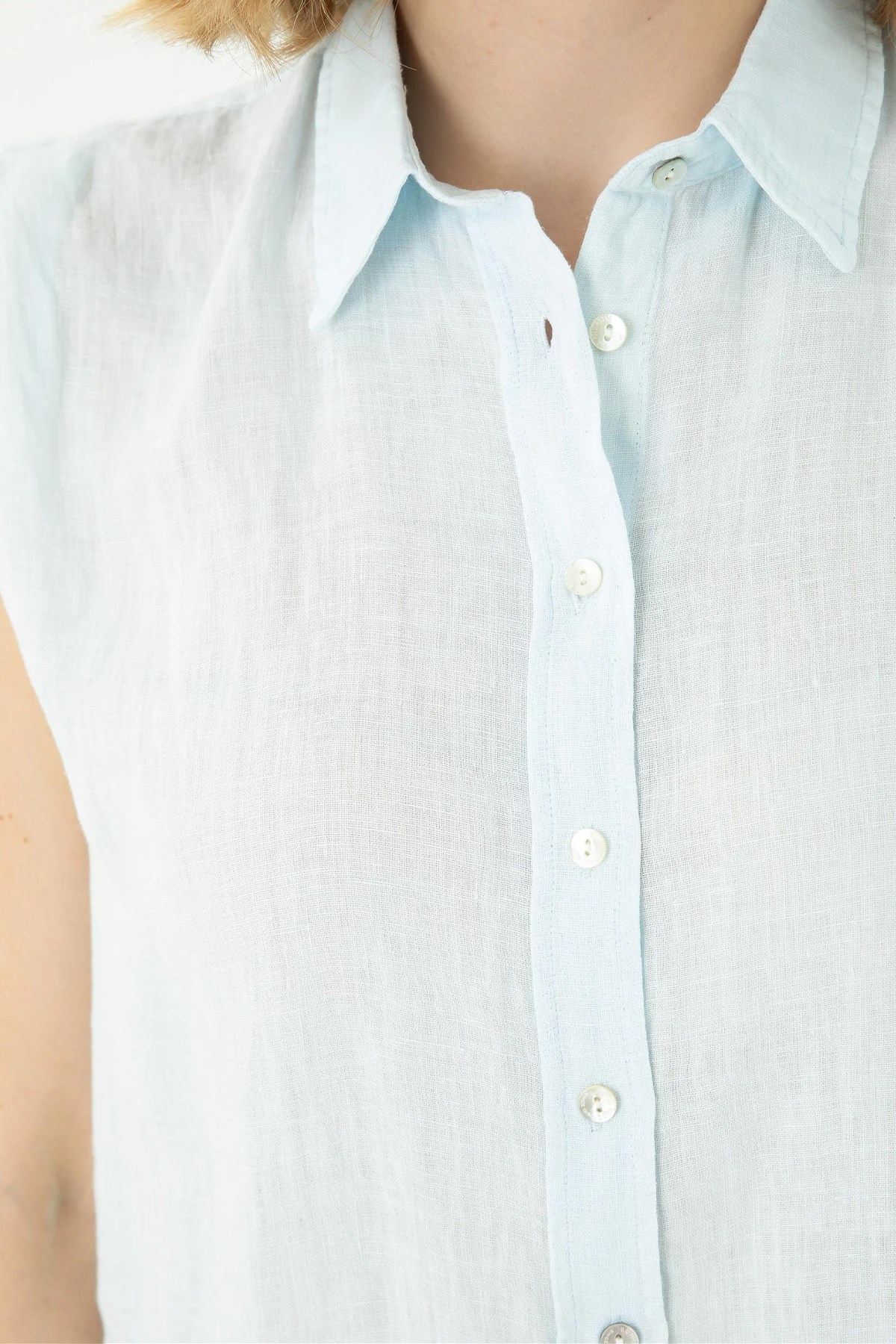 U.S. Polo Assn. Kadın Gömlek 50264506-VR003 Mavi