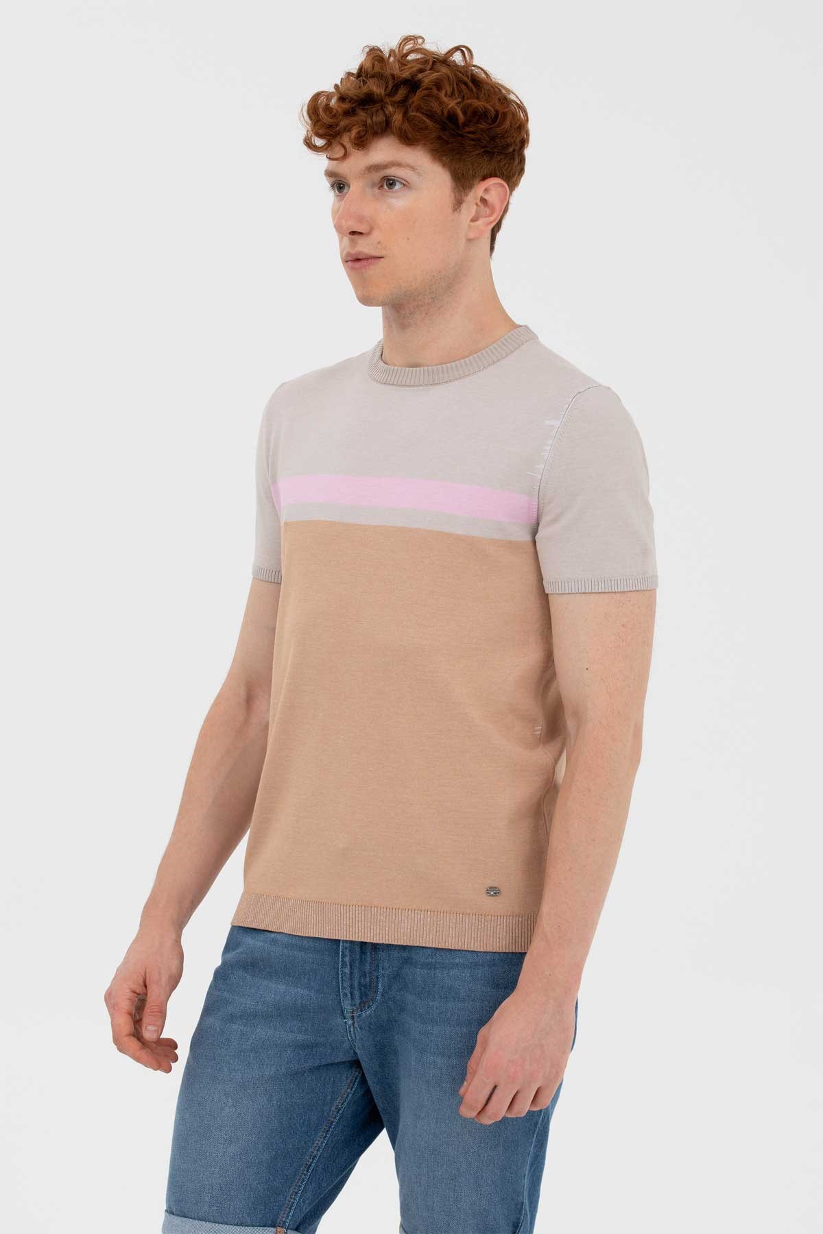 U.S. Polo Assn. Erkek Triko Kazak 50264624-VR015 Kahverengi