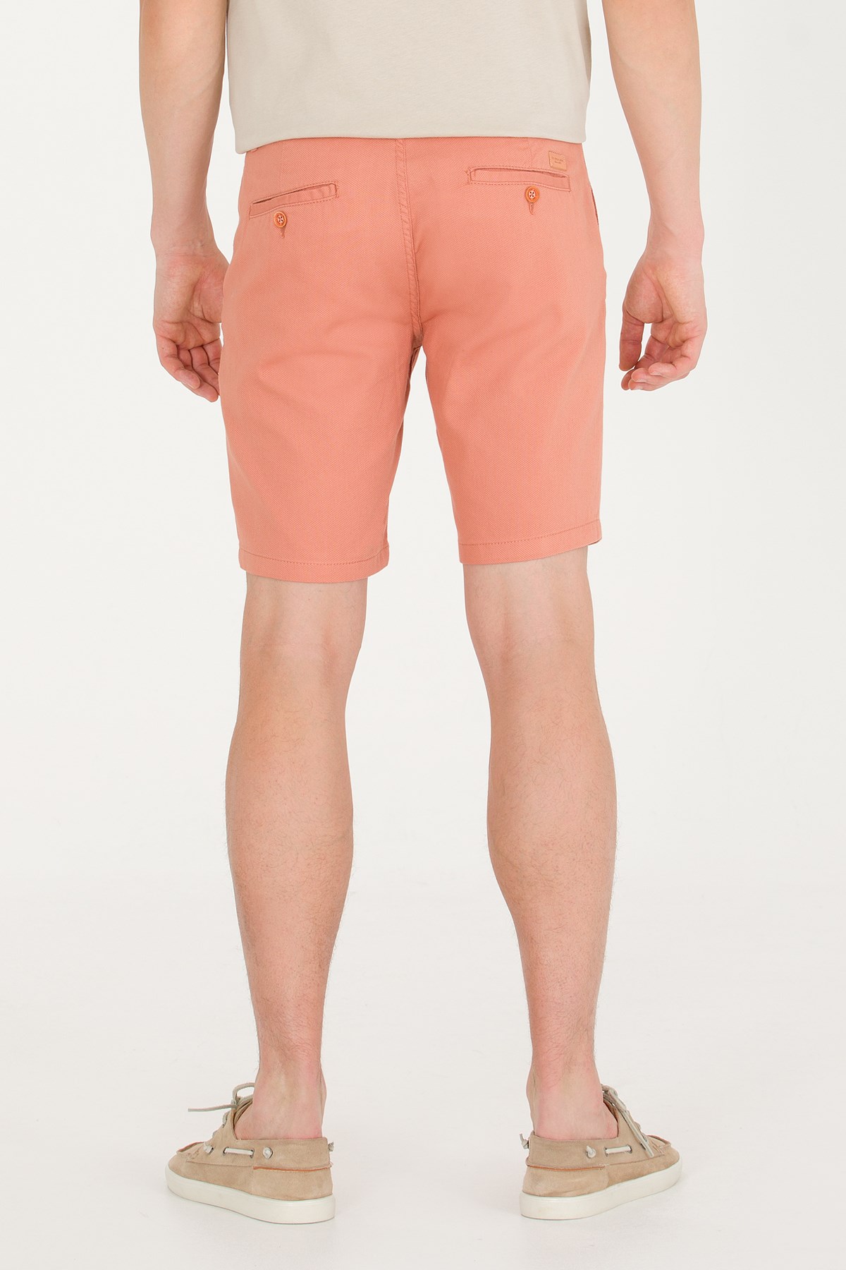 U.S. Polo Assn. Erkek Bermuda Capri 50266070-VR031 Turuncu
