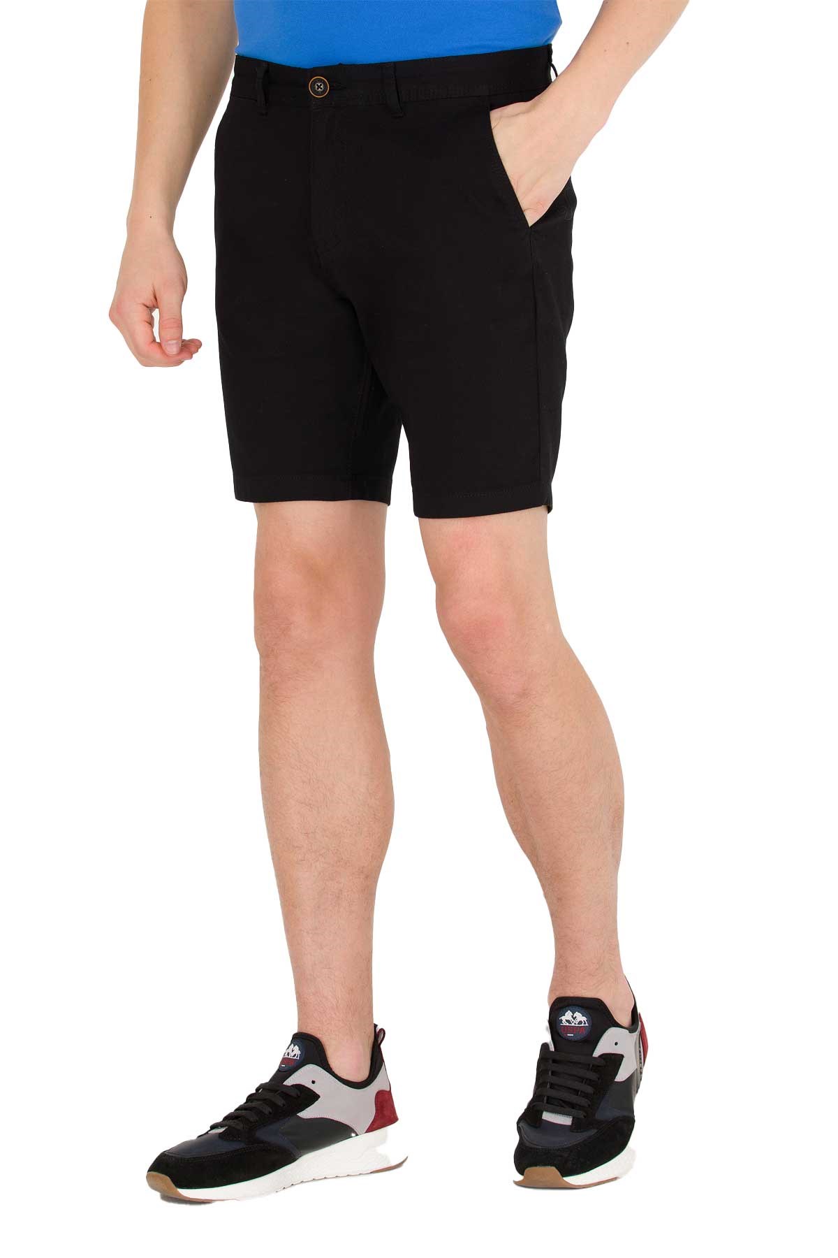U.S. Polo Assn. Erkek Bermuda Capri 50266070-VR046 Siyah