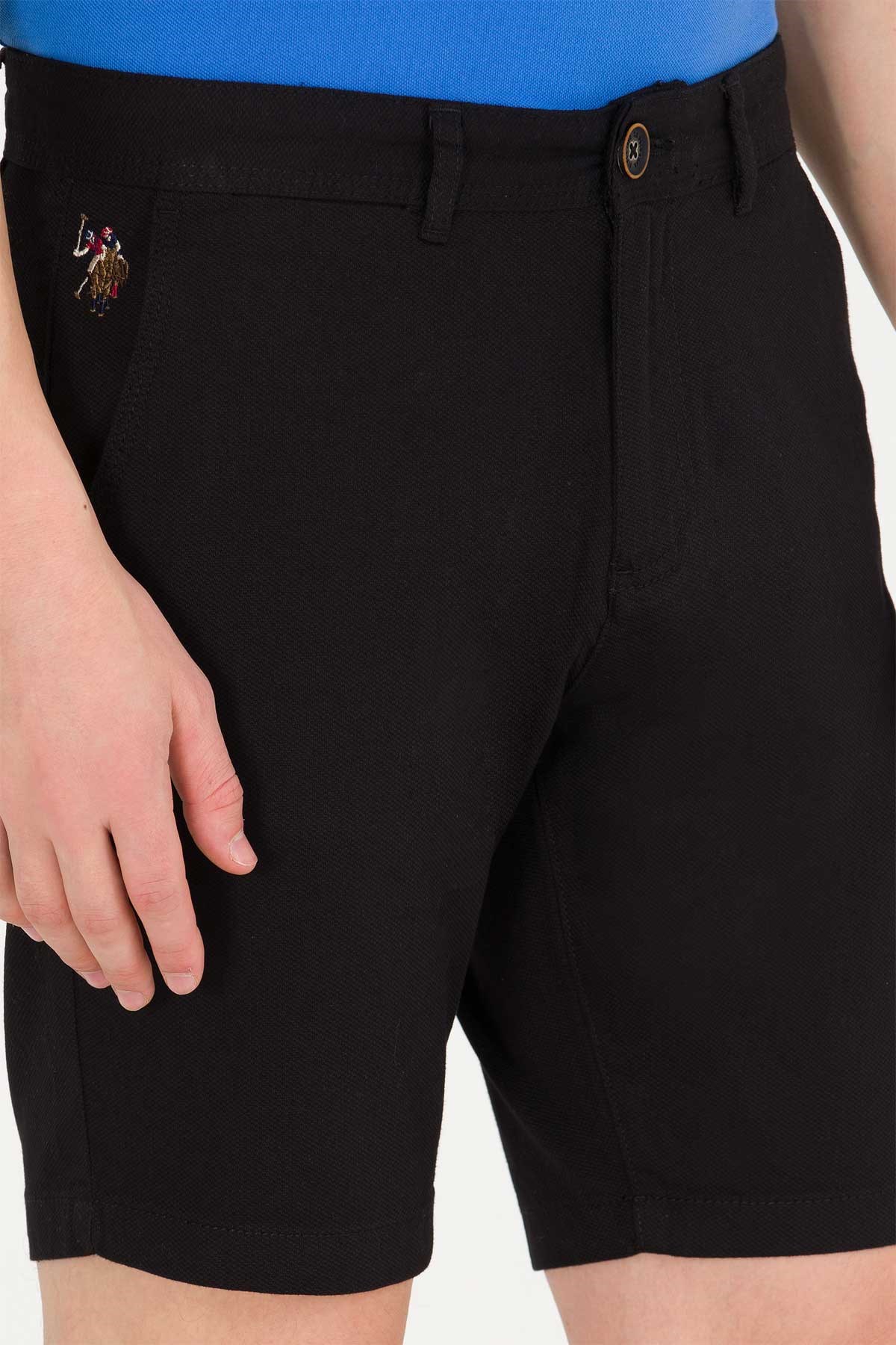 U.S. Polo Assn. Erkek Bermuda Capri 50266070-VR046 Siyah