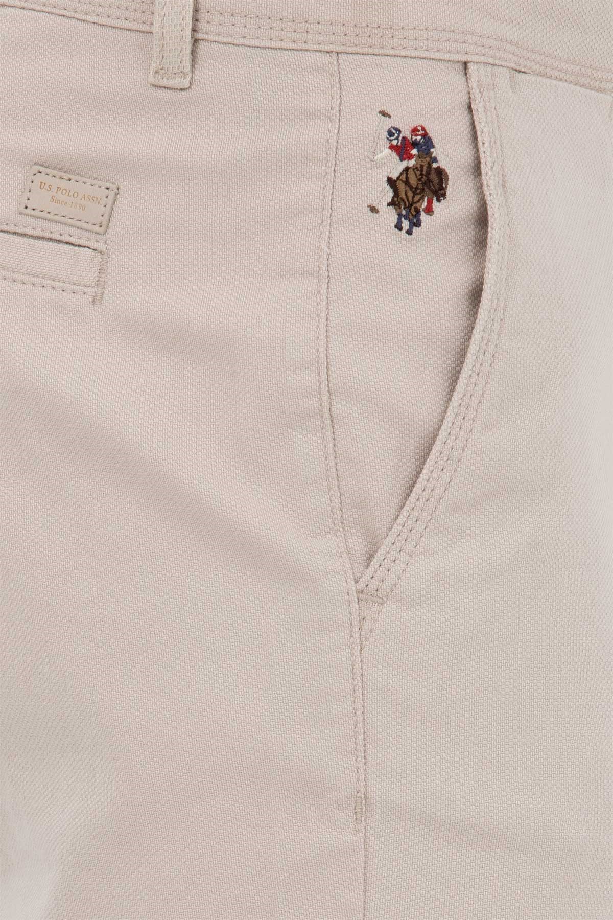 U.S. Polo Assn. Erkek Bermuda Capri 50266070-VR049 Bej