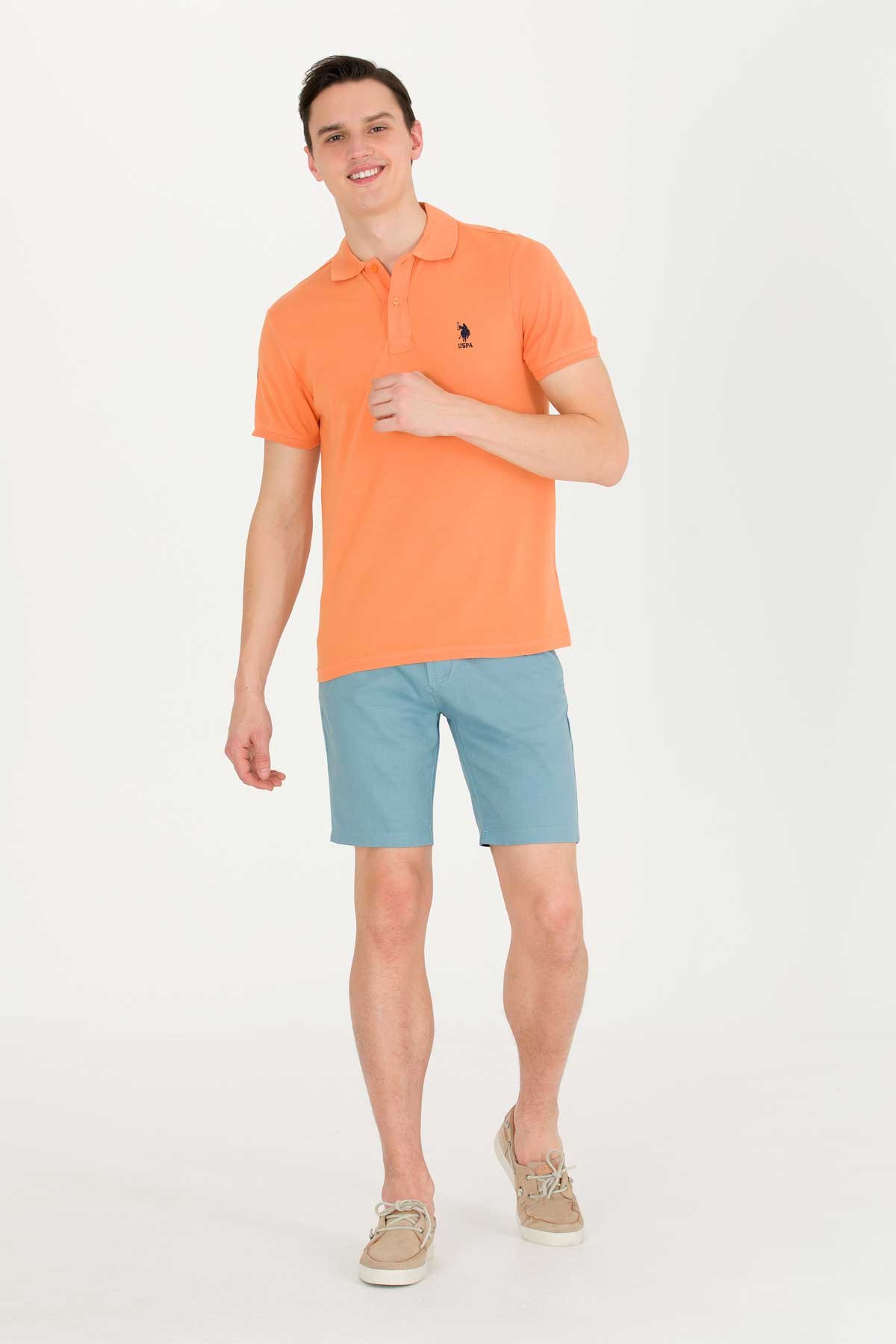 U.S. Polo Assn. Erkek Bermuda Capri 50266070-VR152 Yeşil