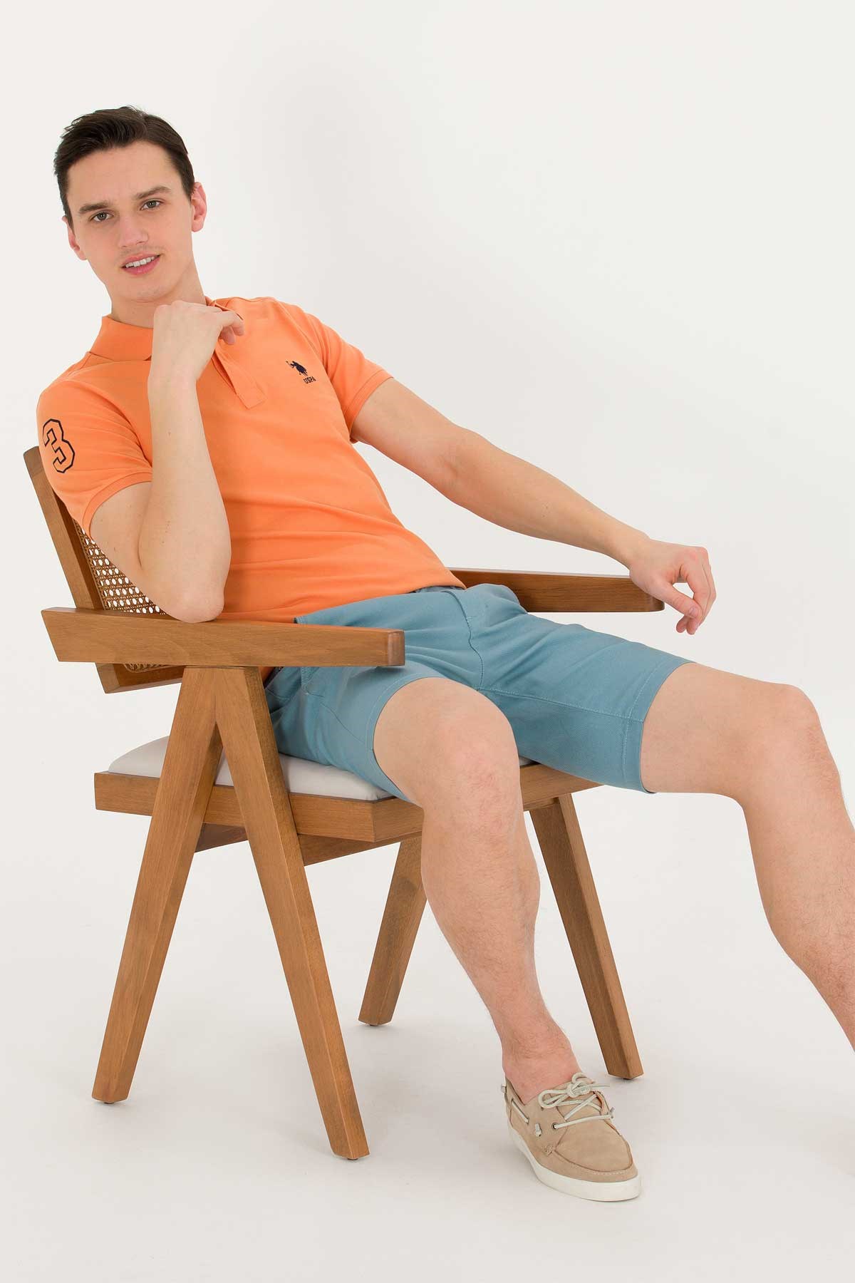 U.S. Polo Assn. Erkek Bermuda Capri 50266070-VR152 Yeşil