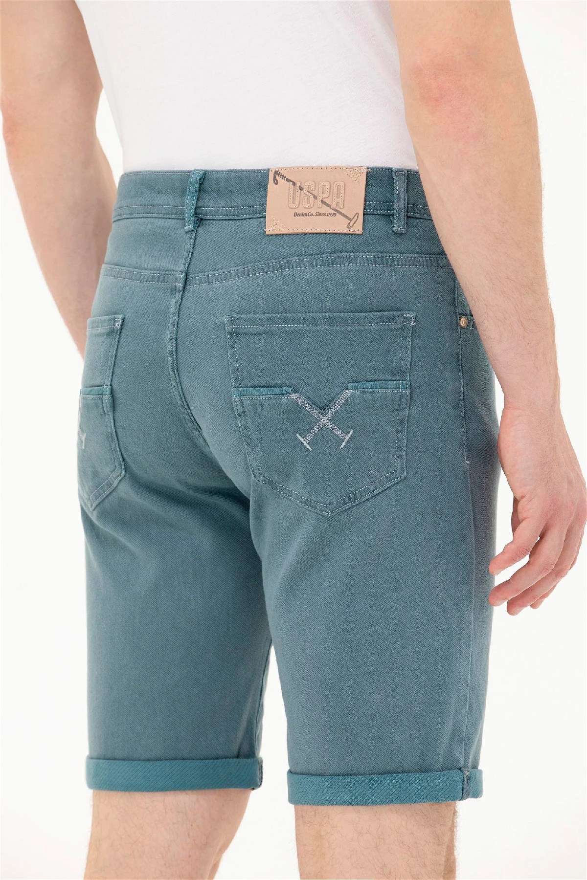 U.S. Polo Assn. Erkek Bermuda Capri 50266689-VR090 Yeşil