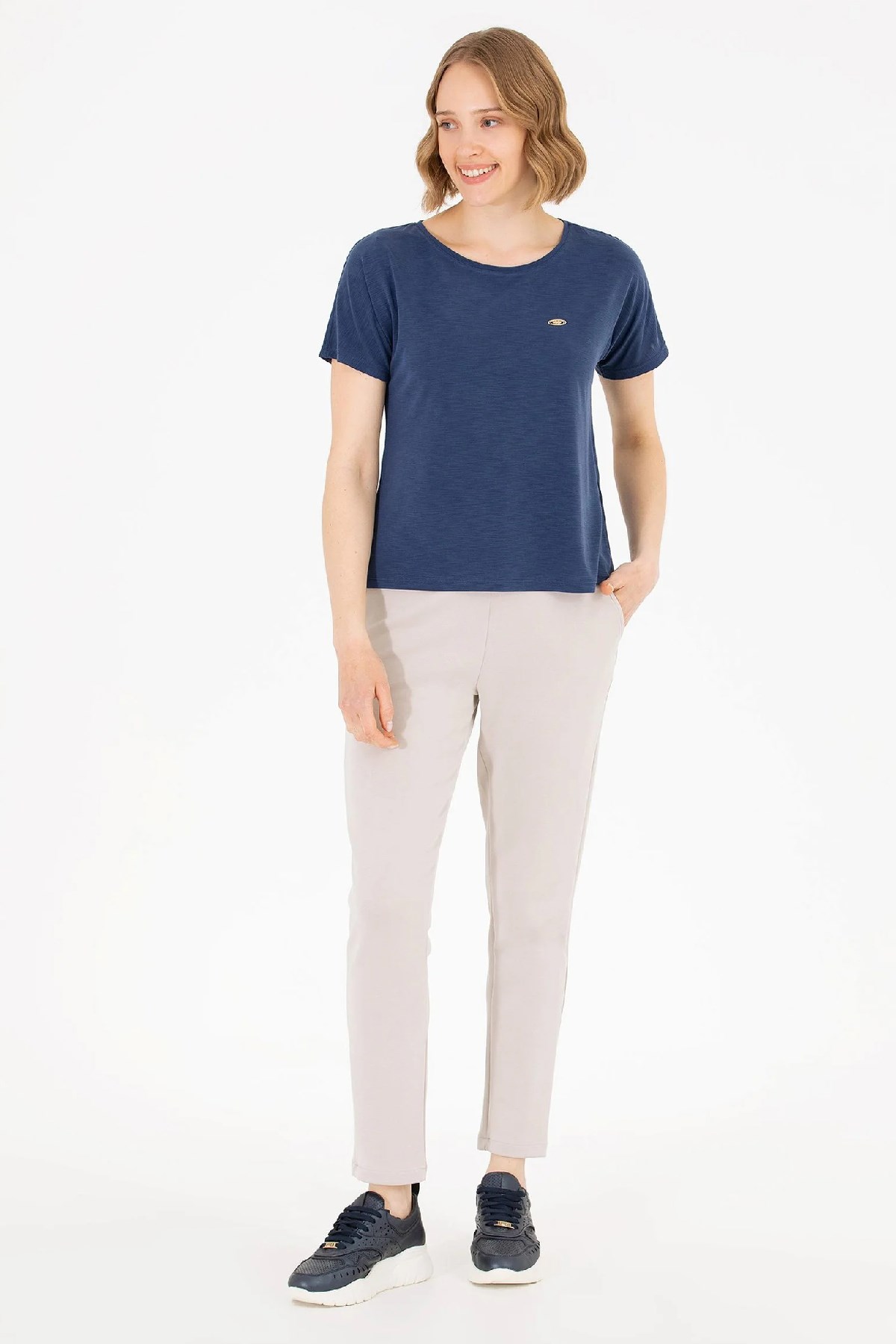 U.S. Polo Assn. Kadın Eşofman Altı 50267943-VR049 Bej