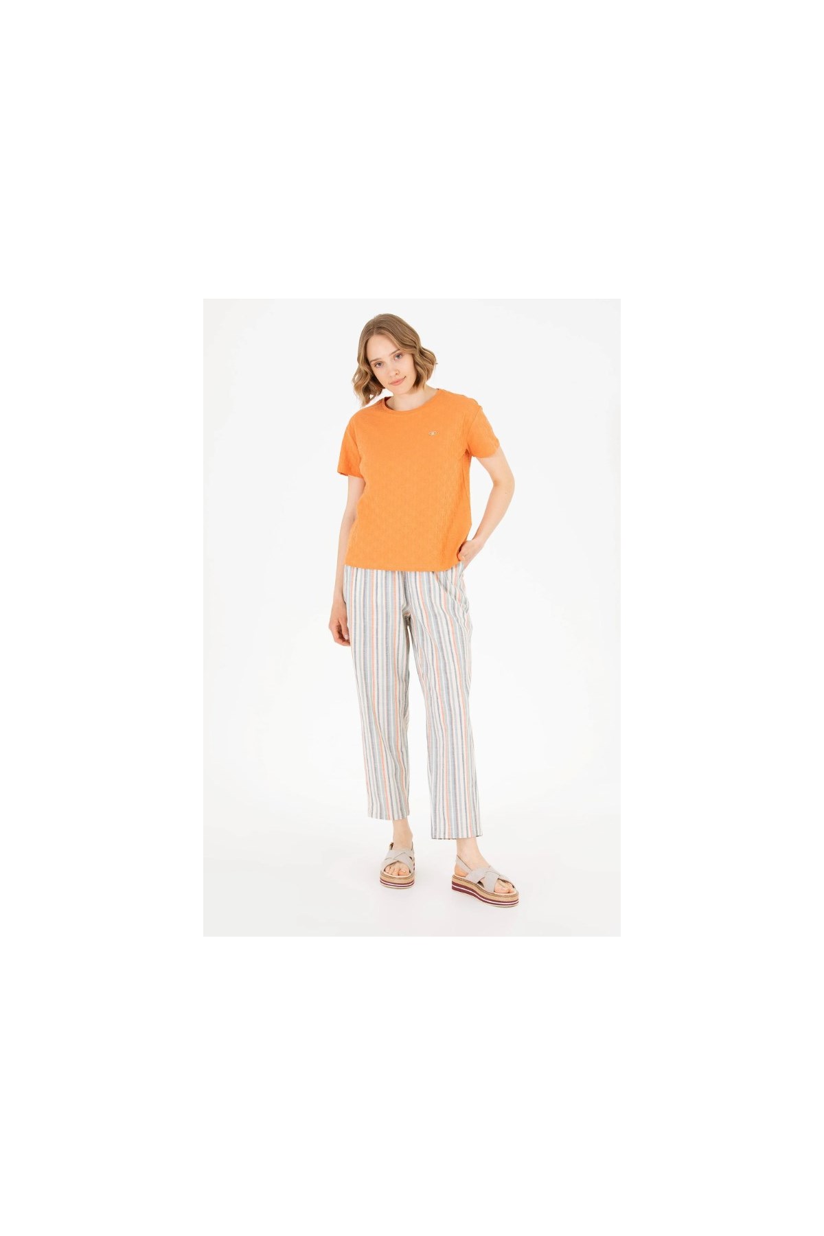 U.S. Polo Assn. Kadın Pantolon 50268215-VR139 Bej