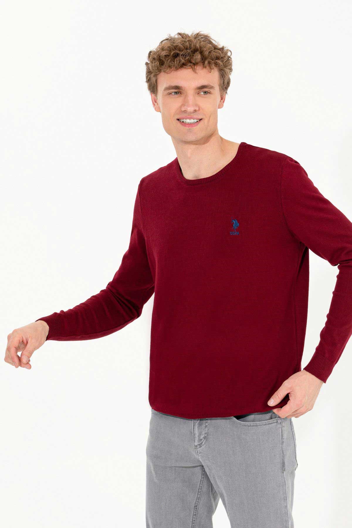 U.S. Polo Assn. Erkek Kazak 50269005-VR014 Bordo