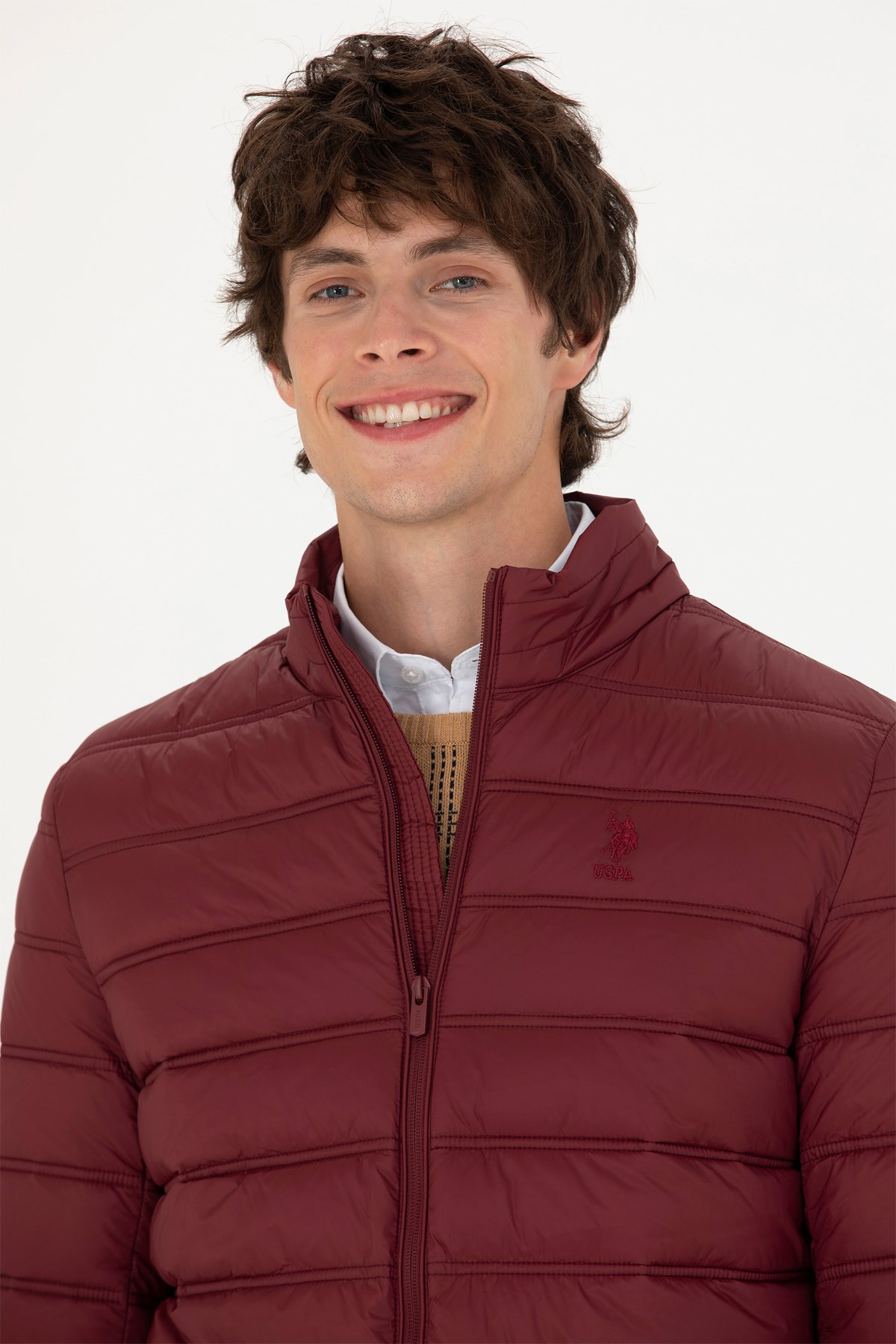 U.S. Polo Assn. Erkek Mont 50269095-VR014 Bordo