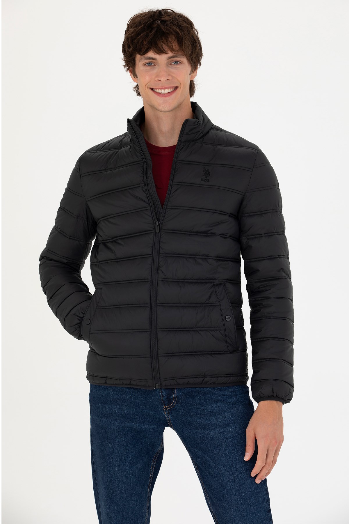 U.S. Polo Assn. Erkek Mont 50269095-VR046 Siyah