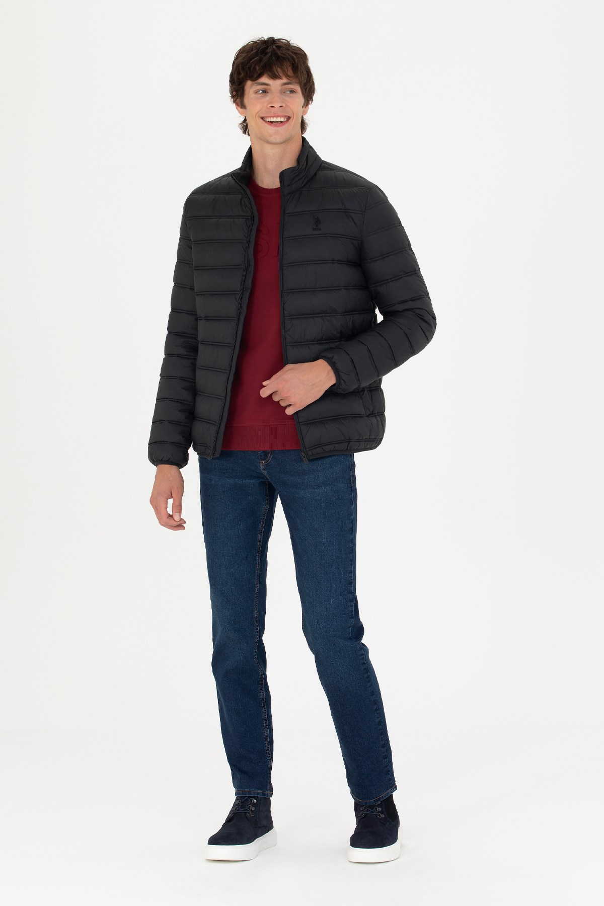 U.S. Polo Assn. Erkek Mont 50269095-VR046 Siyah