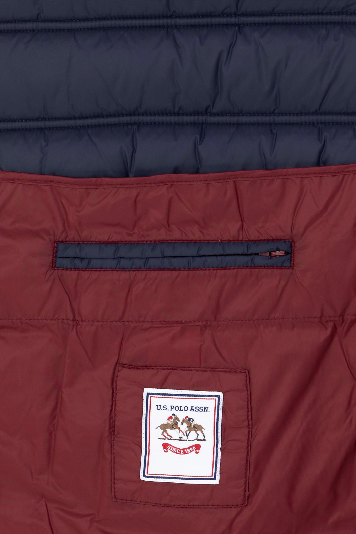 U.S. Polo Assn. Erkek Yelek 50269098-VR014 Bordo