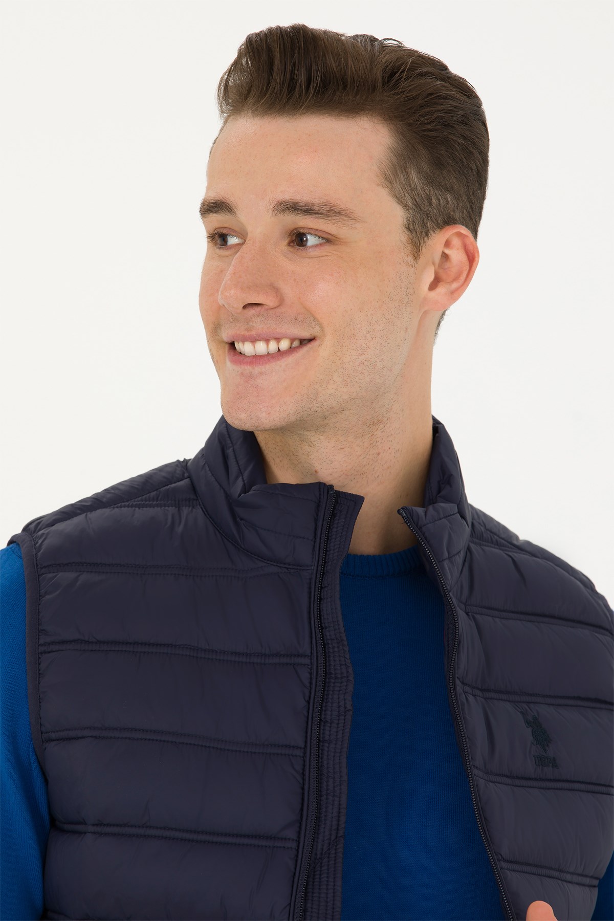 U.S. Polo Assn. Erkek Yelek 50269098-VR033 Lacivert