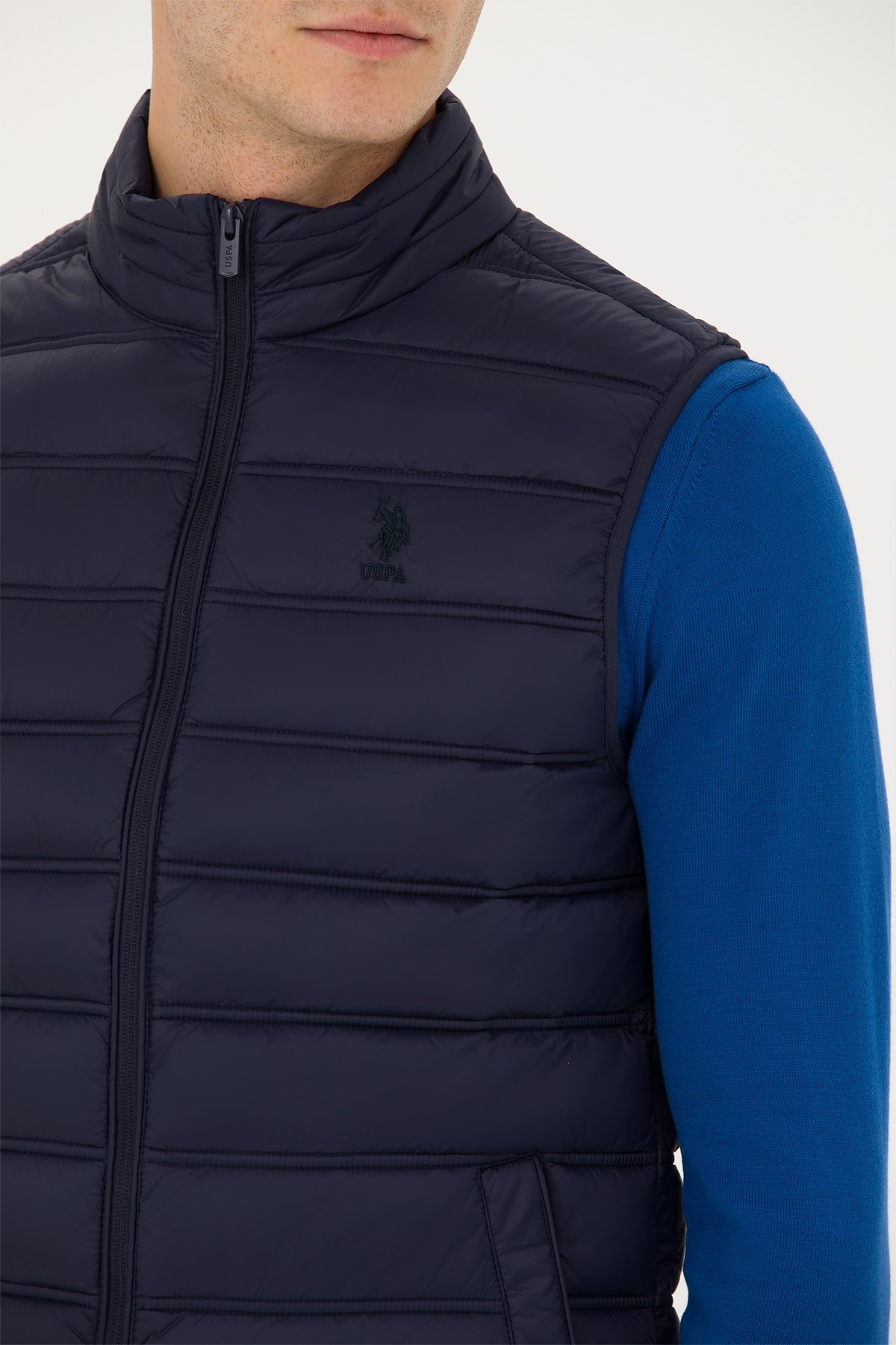 U.S. Polo Assn. Erkek Yelek 50269098-VR033 Lacivert