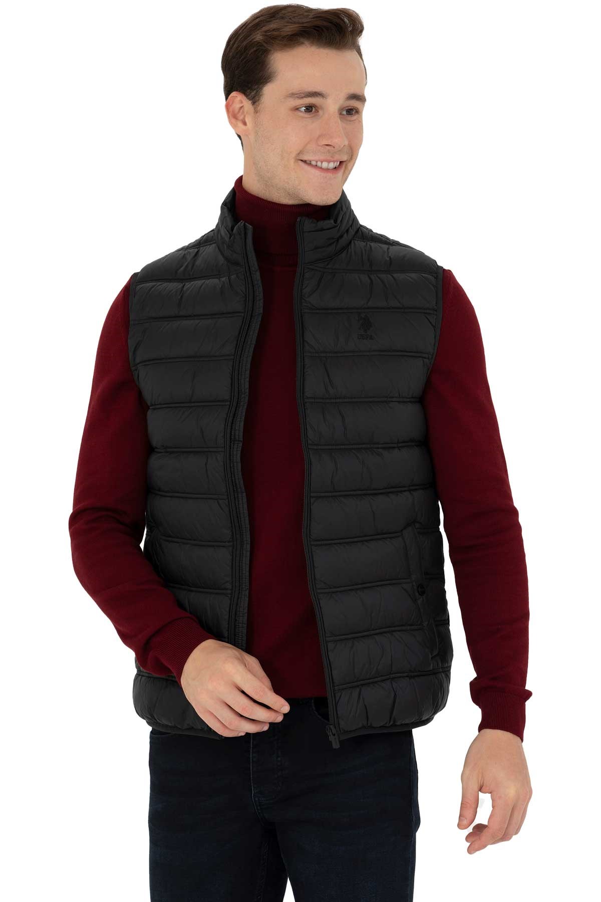 U.S. Polo Assn. Erkek Yelek 50269098-VR046 Siyah