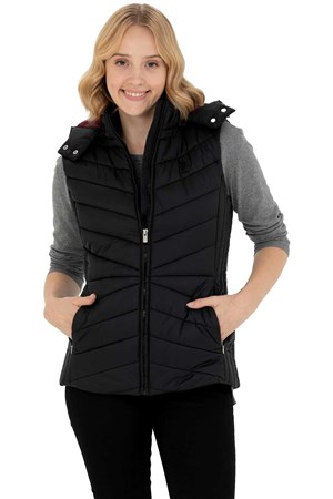 U.S. Polo Assn. Kadın Yelek 50269101-VR046 Siyah