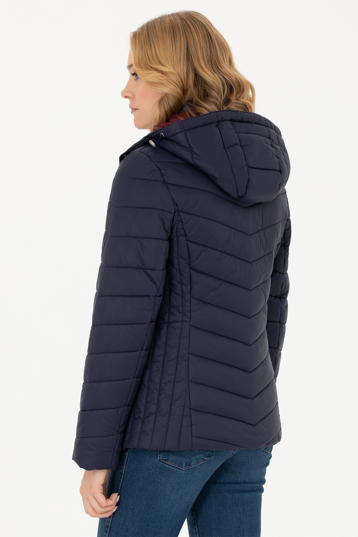 U.S. Polo Assn. Kadın Mont 50269102-VR033 Lacivert