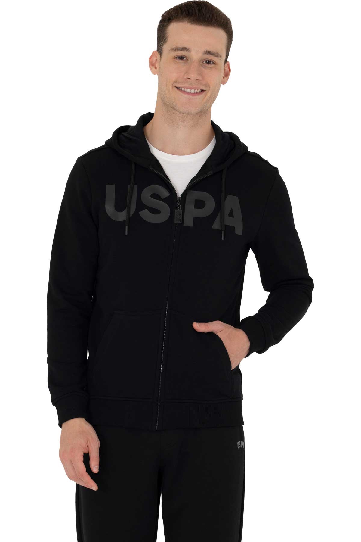 U.S. Polo Assn. Erkek Sweatshirt 50269394-VR046 Siyah