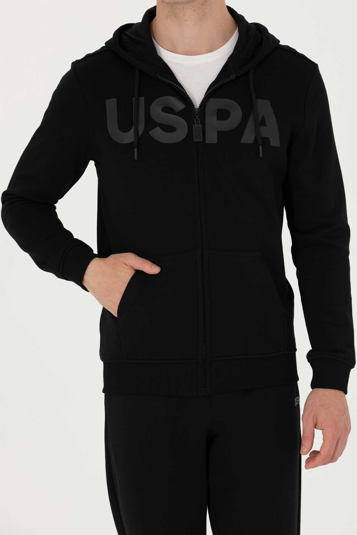 U.S. Polo Assn. Erkek Sweatshirt 50269394-VR046 Siyah