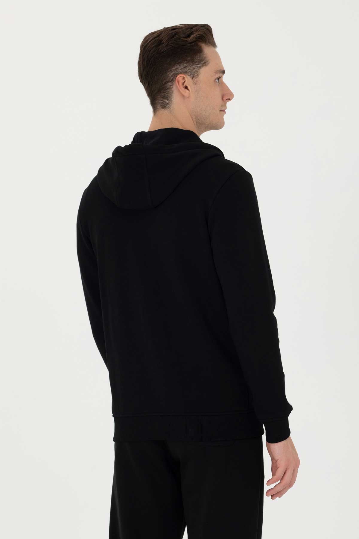 U.S. Polo Assn. Erkek Sweatshirt 50269394-VR046 Siyah