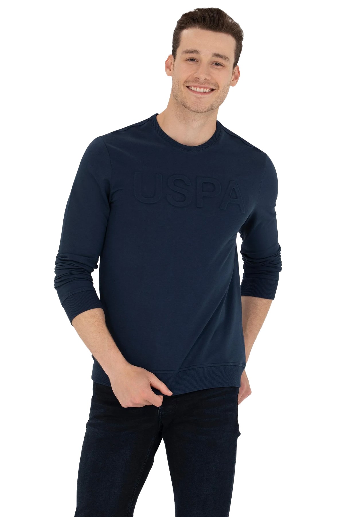U.S. Polo Assn. Erkek Sweatshirt 50269402-VR033 Lacivert