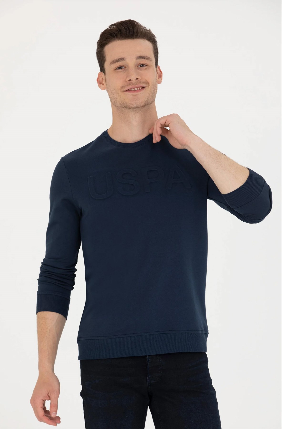 U.S. Polo Assn. Erkek Sweatshirt 50269402-VR033 Lacivert