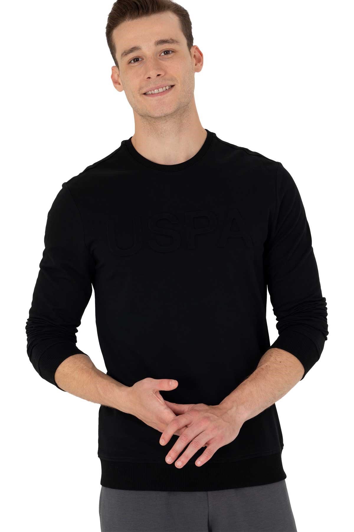 U.S. Polo Assn. Erkek Sweatshirt 50269402-VR046 Siyah