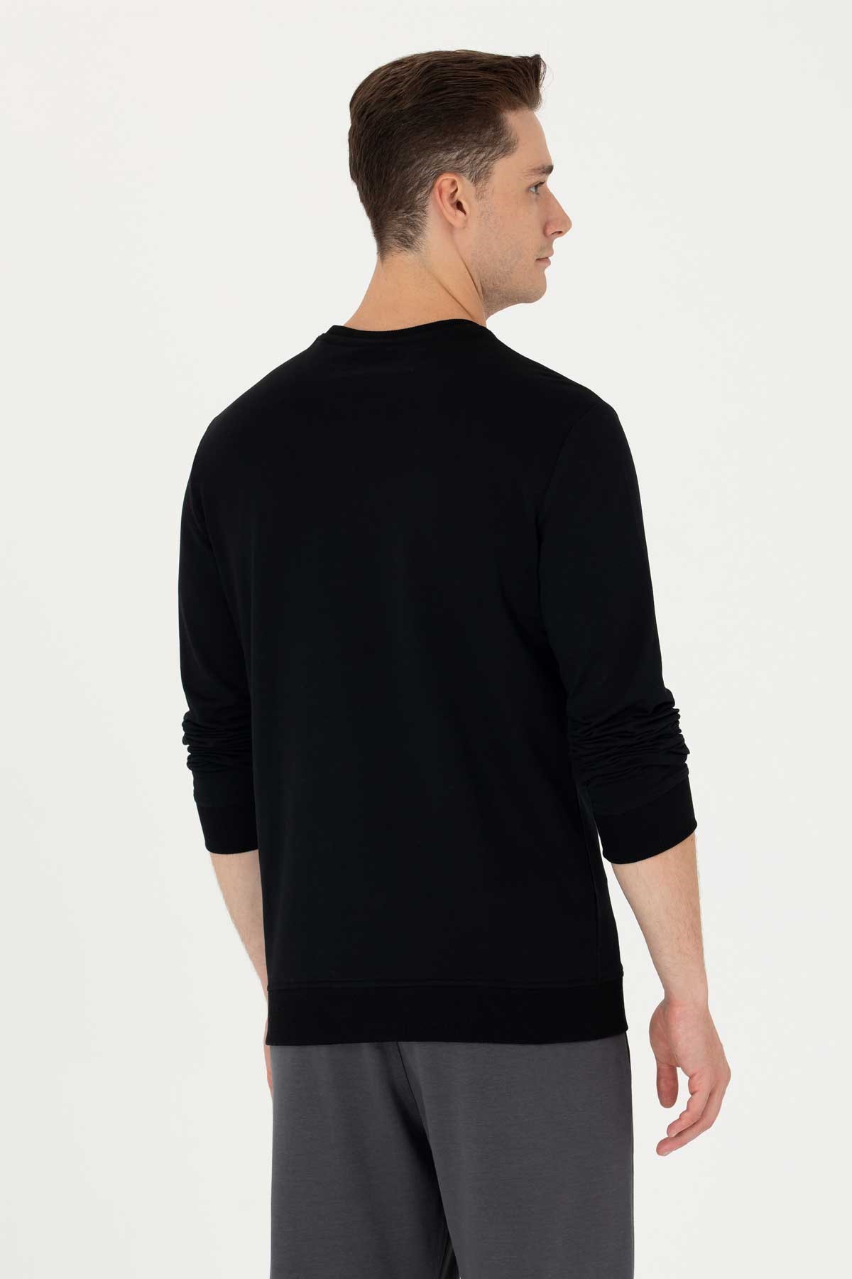 U.S. Polo Assn. Erkek Sweatshirt 50269402-VR046 Siyah