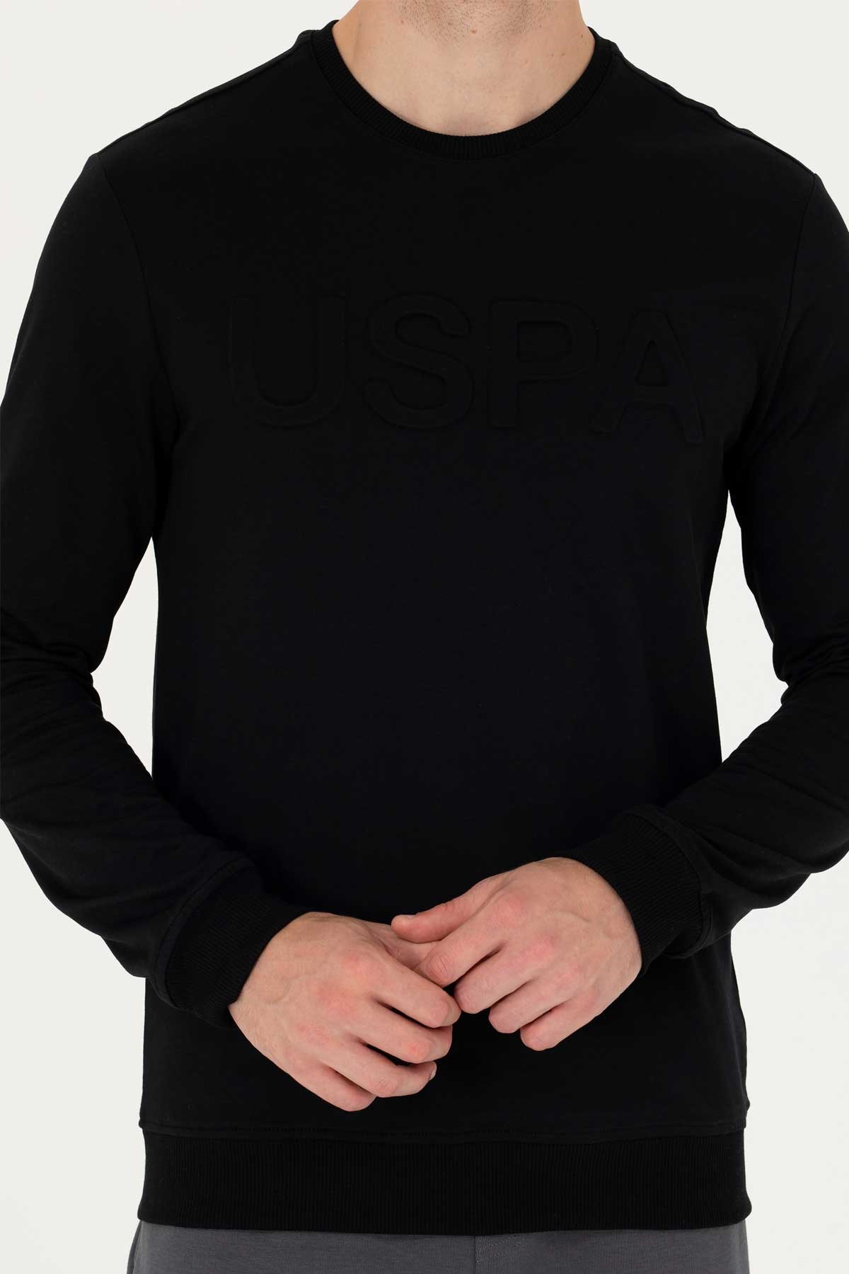 U.S. Polo Assn. Erkek Sweatshirt 50269402-VR046 Siyah