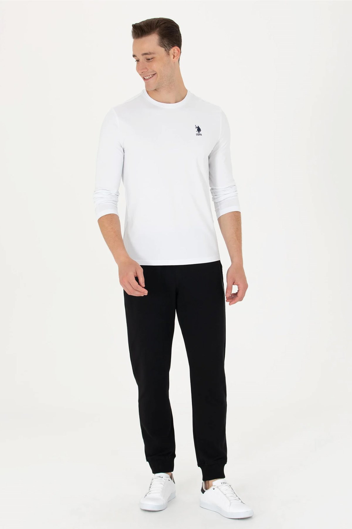 U.S. Polo Assn. Erkek eşofman altı  50269408-VR046 Siyah