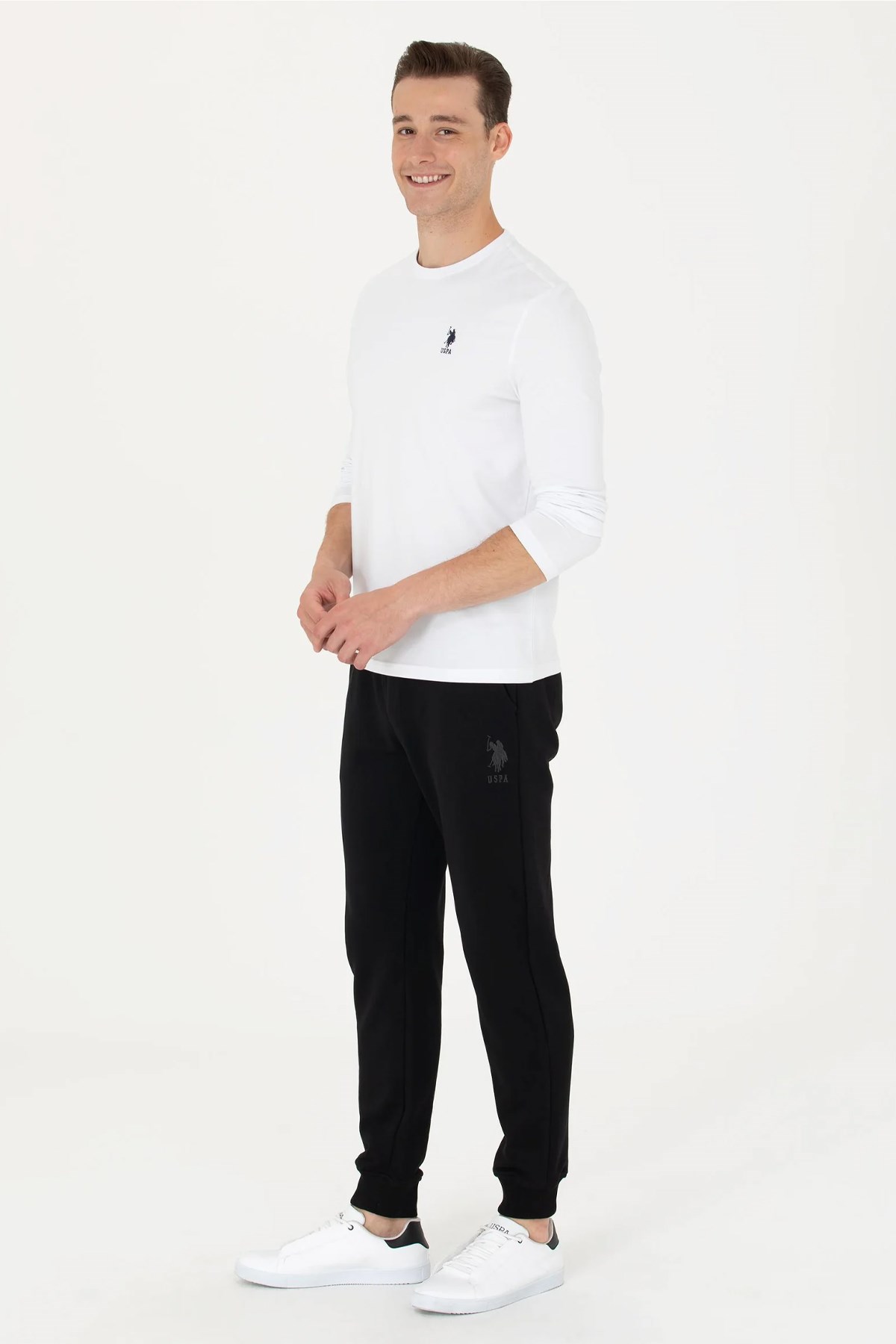 U.S. Polo Assn. Erkek eşofman altı  50269408-VR046 Siyah