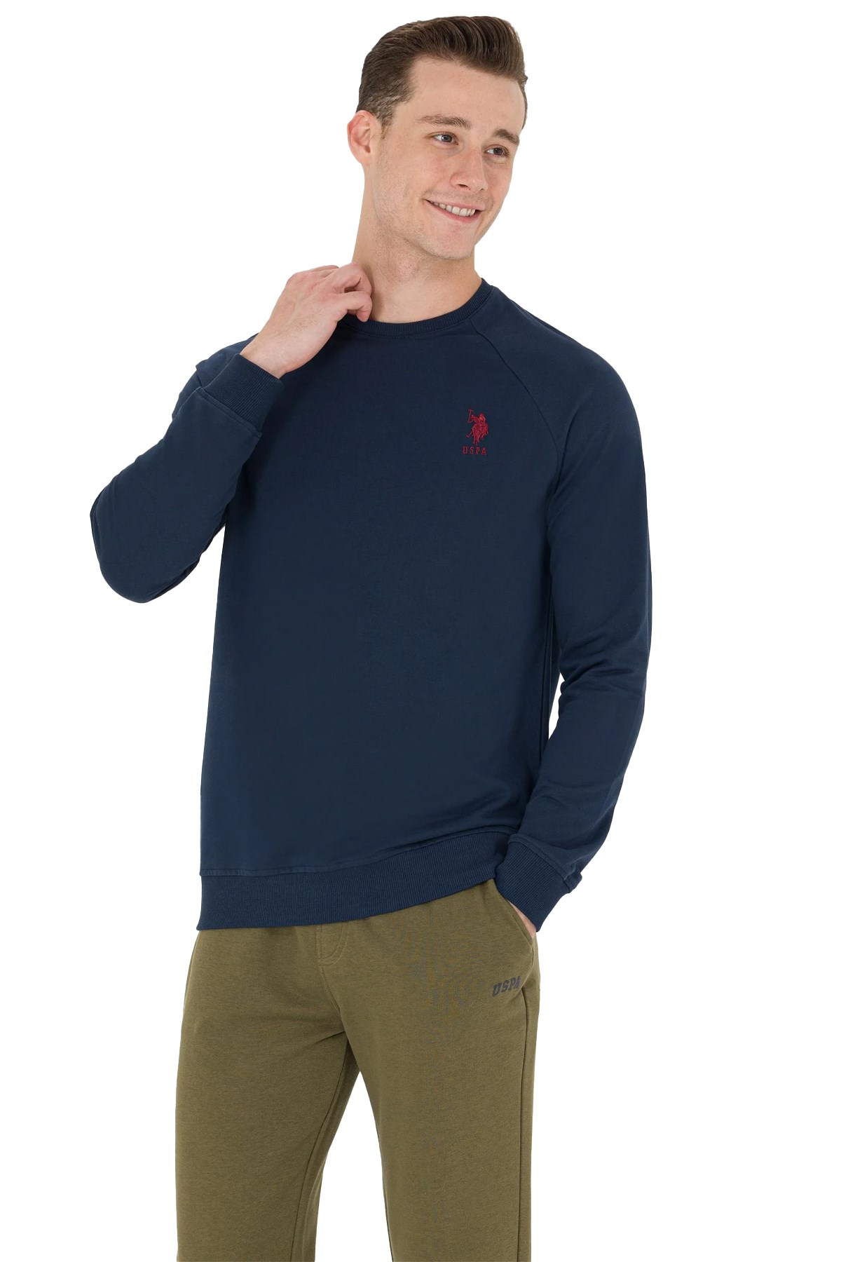 U.S. Polo Assn. Erkek Sweatshirt 50269412-VR033 Lacivert