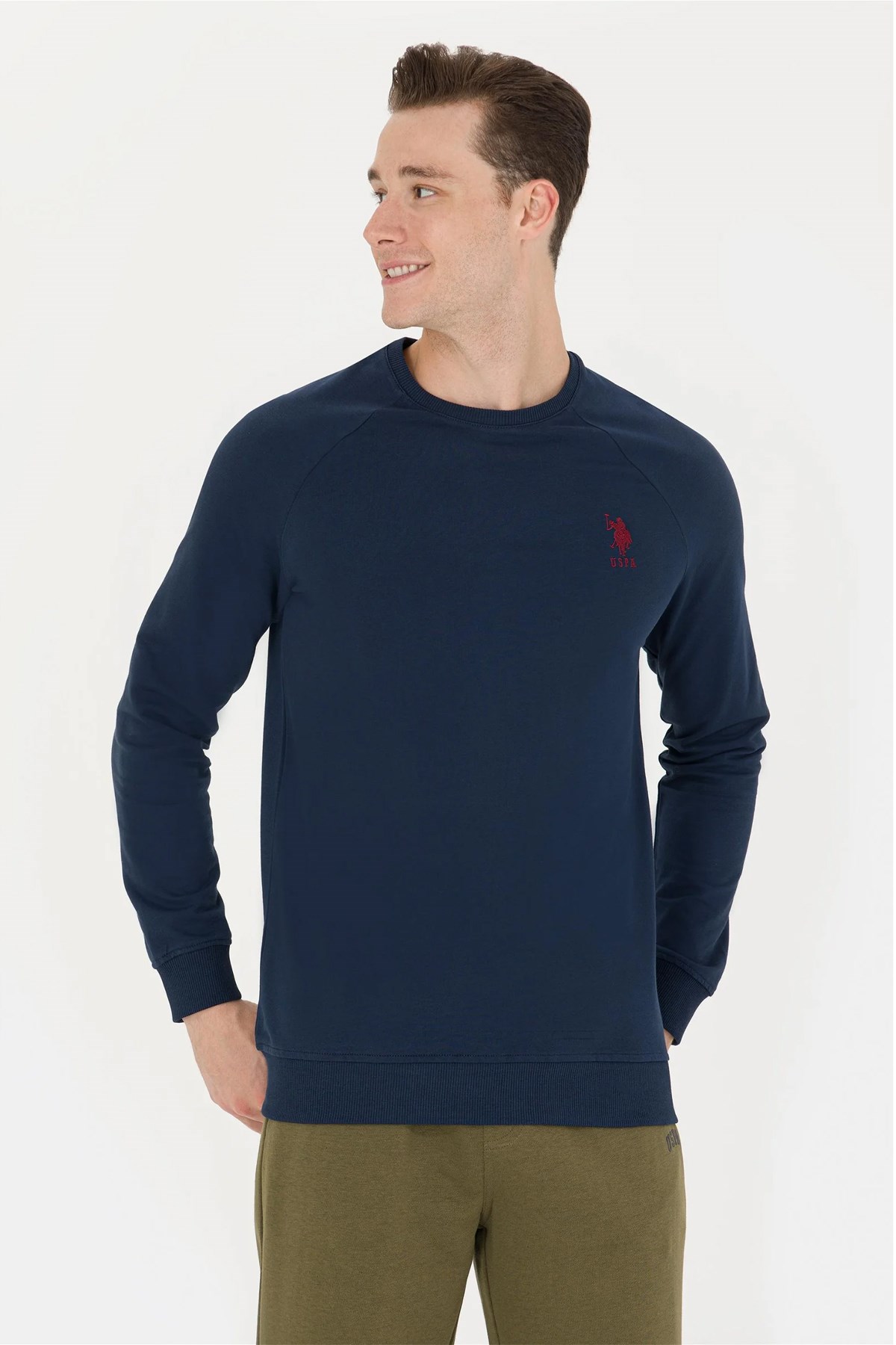 U.S. Polo Assn. Erkek Sweatshirt 50269412-VR033 Lacivert