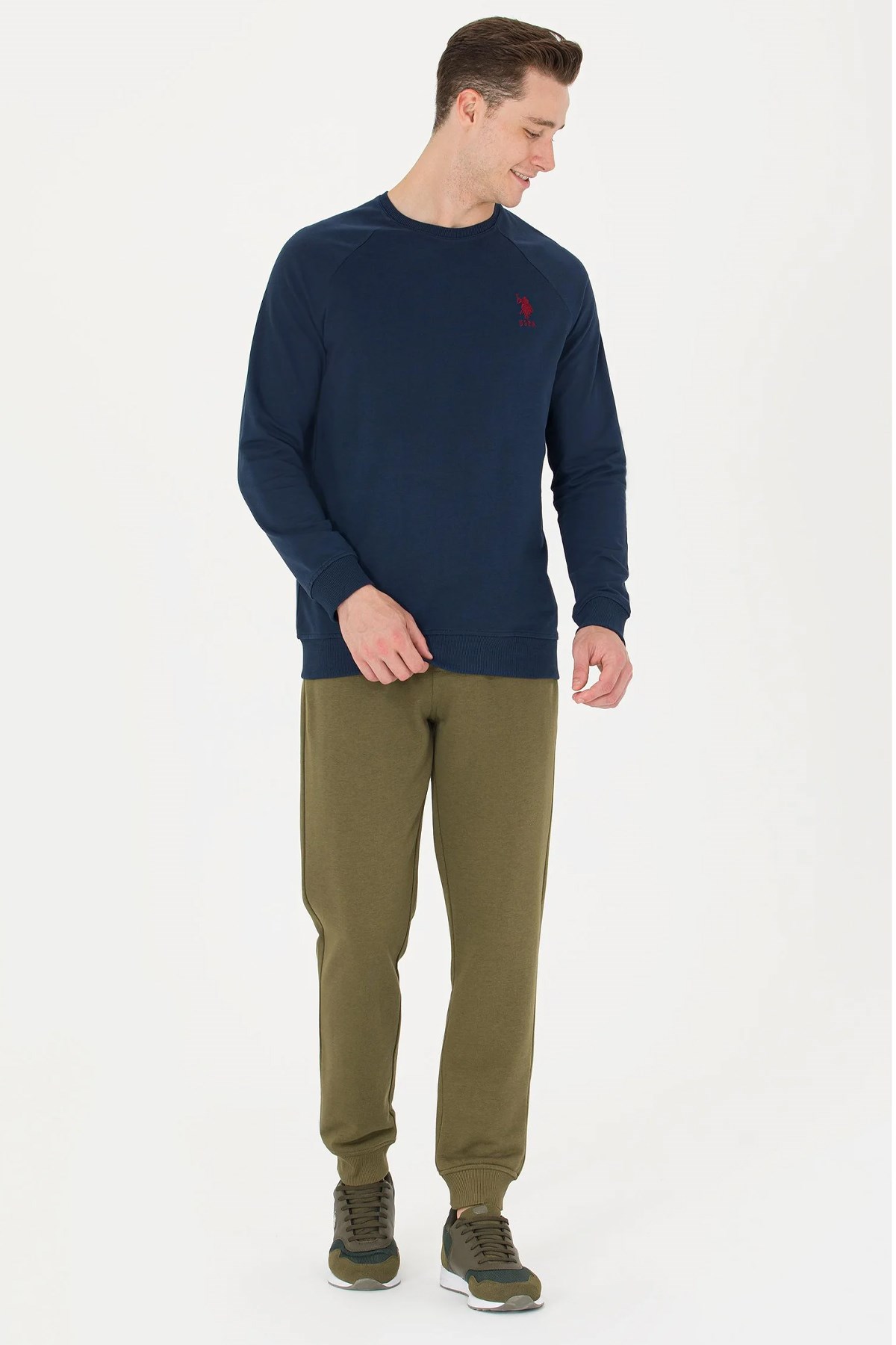 U.S. Polo Assn. Erkek Sweatshirt 50269412-VR033 Lacivert