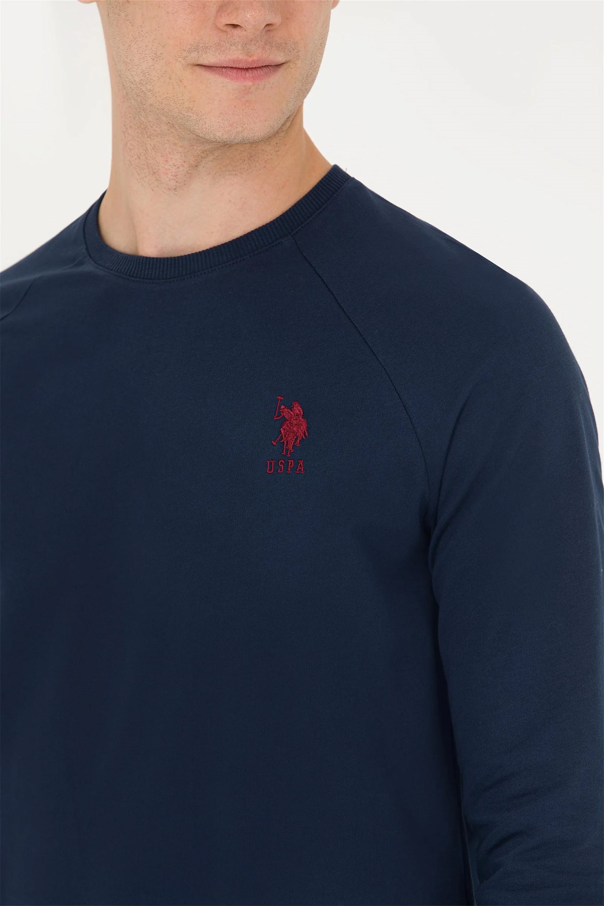 U.S. Polo Assn. Erkek Sweatshirt 50269412-VR033 Lacivert